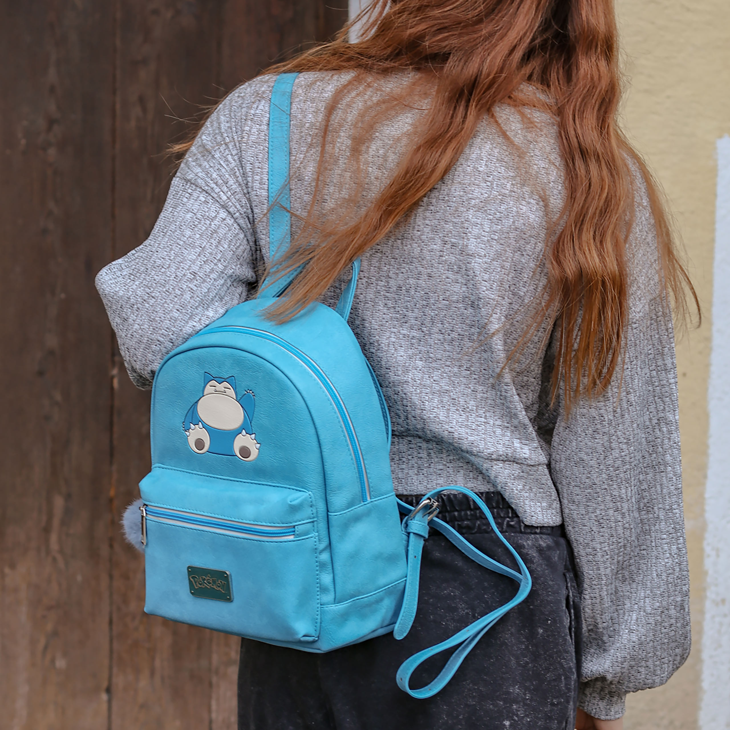 Pokemon - Sleeping Snorlax Mini Backpack Blue