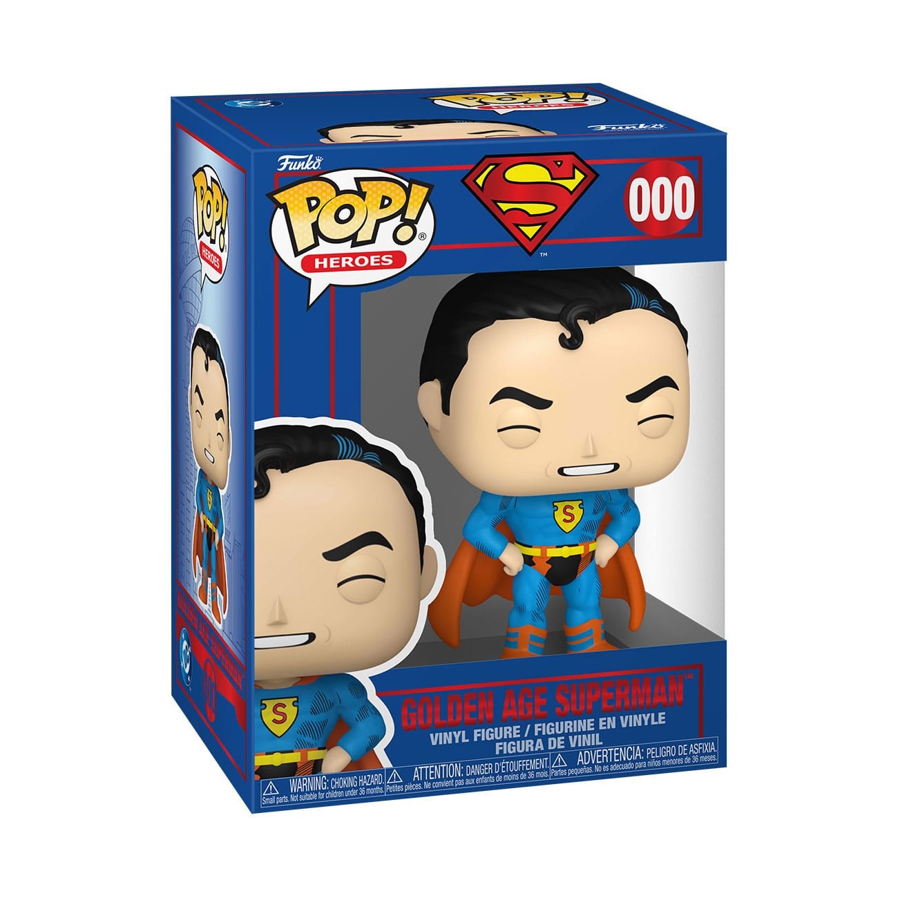 DC Comics POP! Heroes Vinyl Figure Golden Age Superman 9 cm