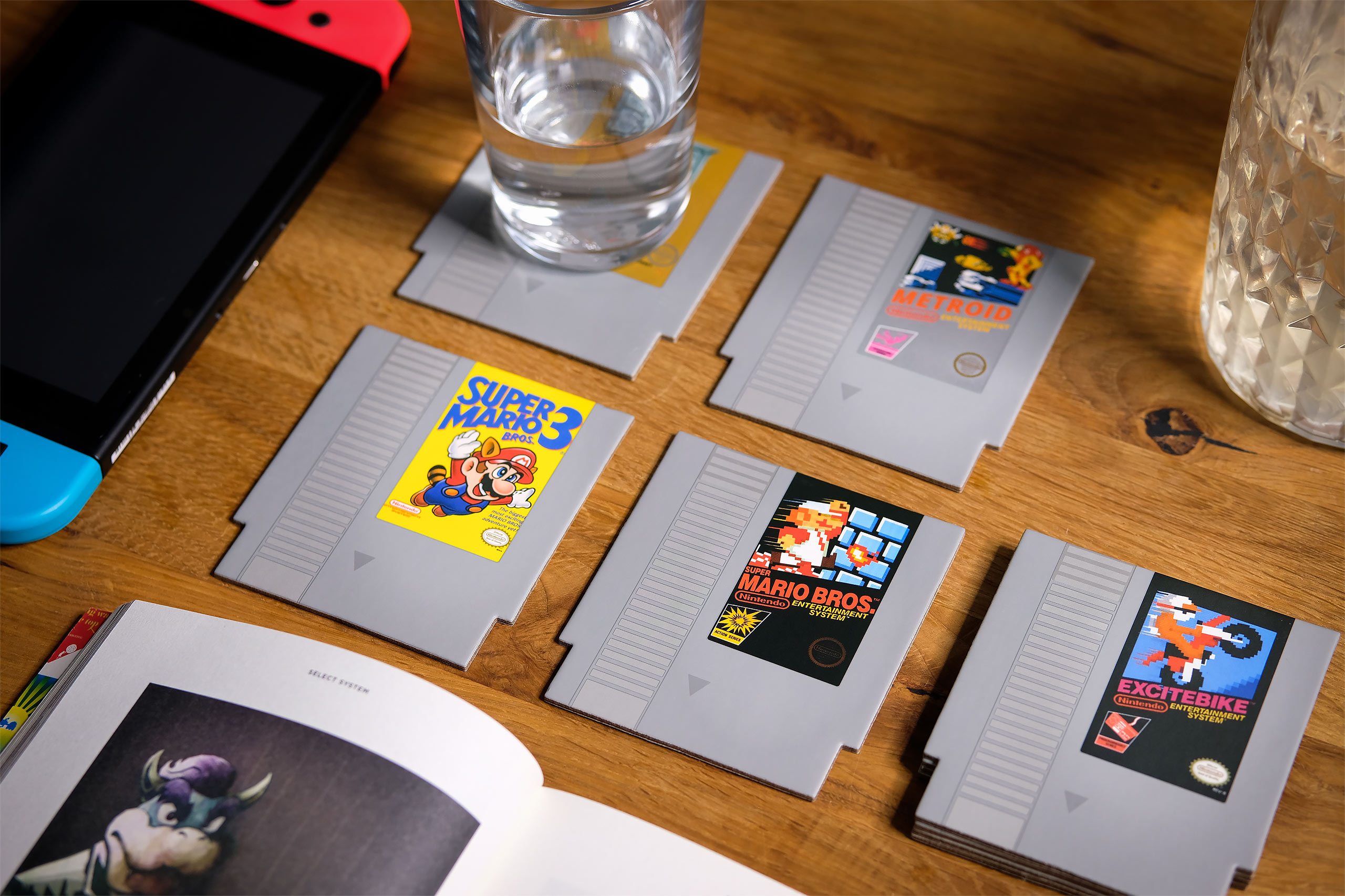 Nintendo - Set de 8 sous-verres NES Games