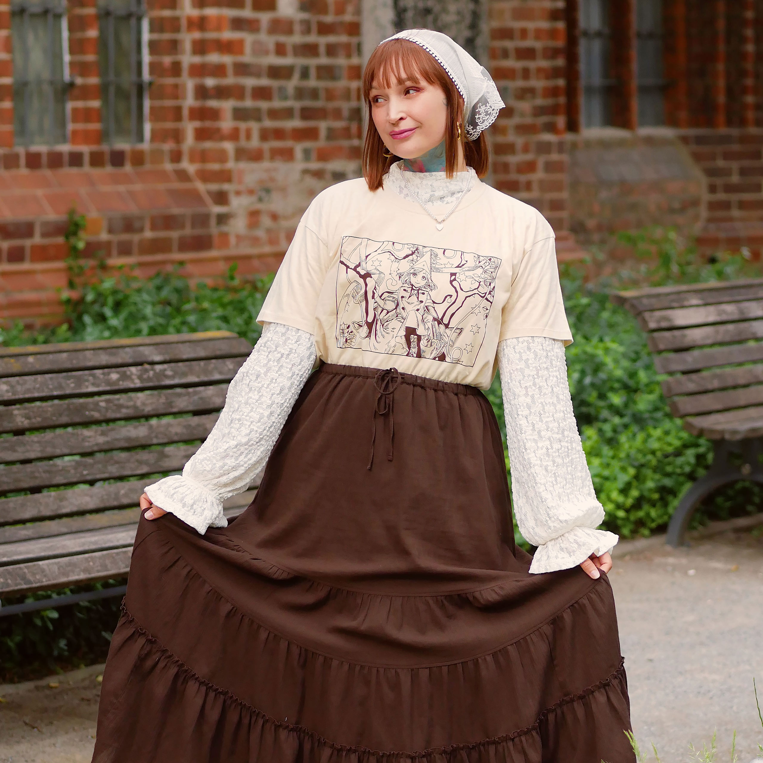 Beige T-shirt for Coco and Atelier of Witch Hat fans