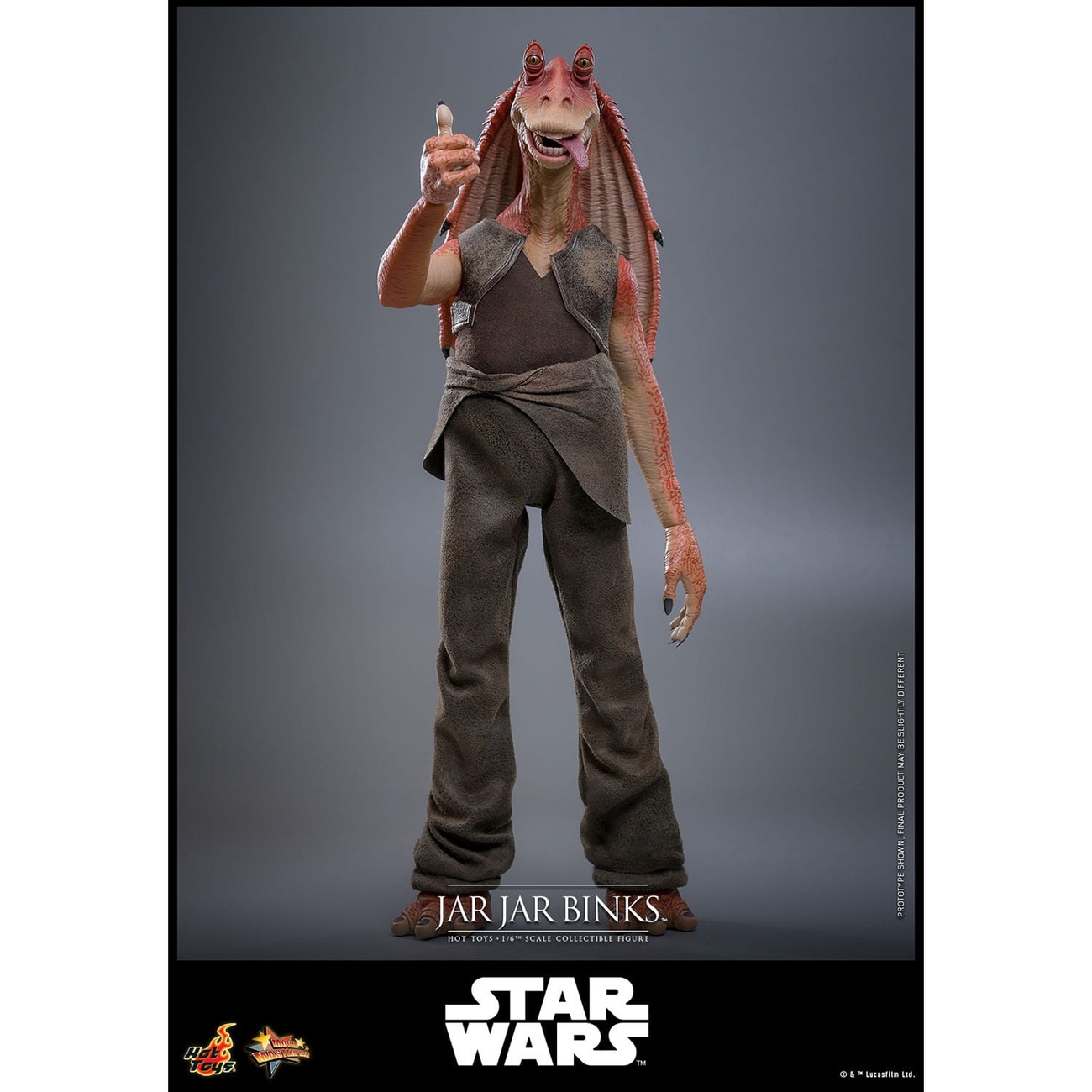 Star Wars - Figura de acción de Jar Jar Binks 1:6