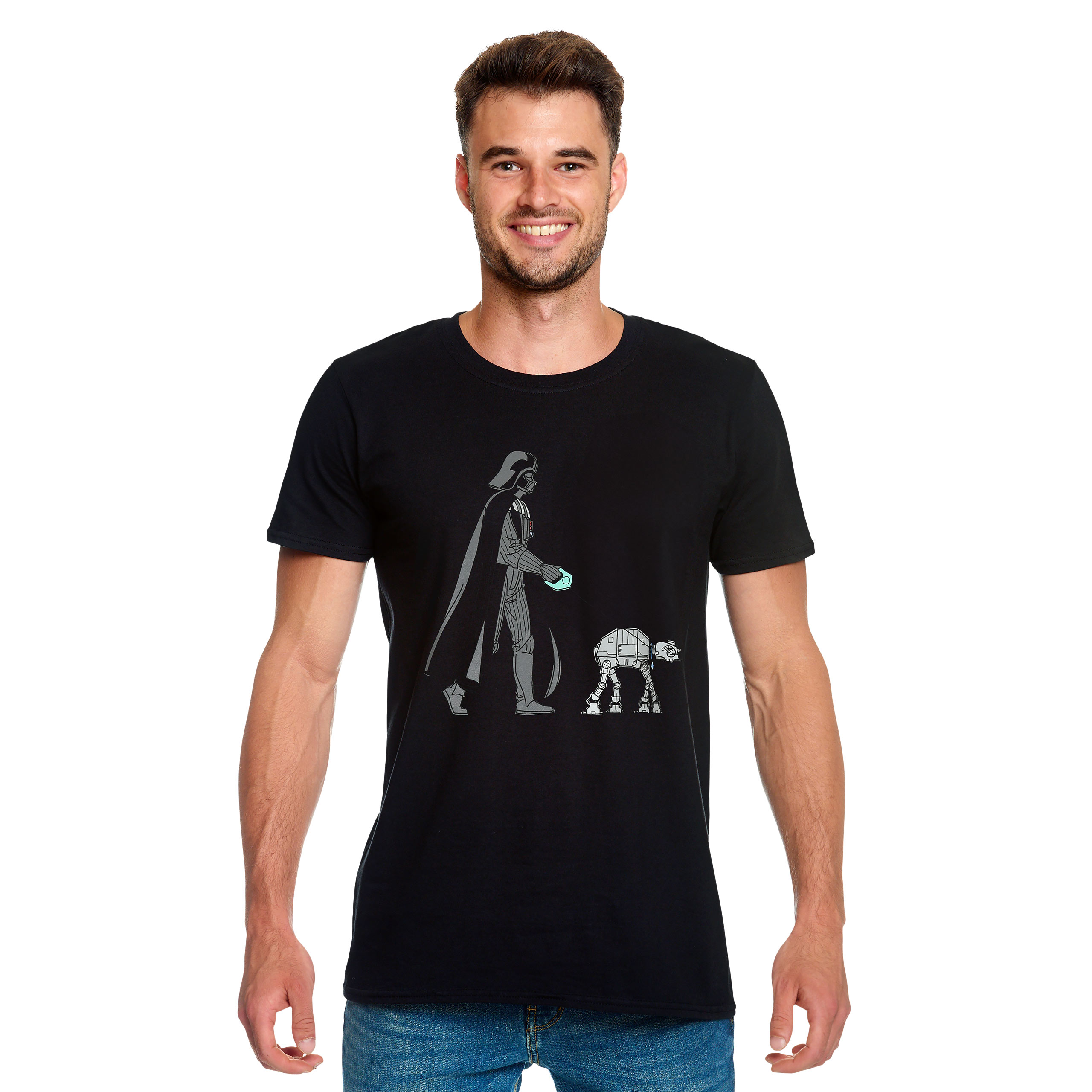 Star Wars - Darth Vader Dog Walker T-Shirt nero