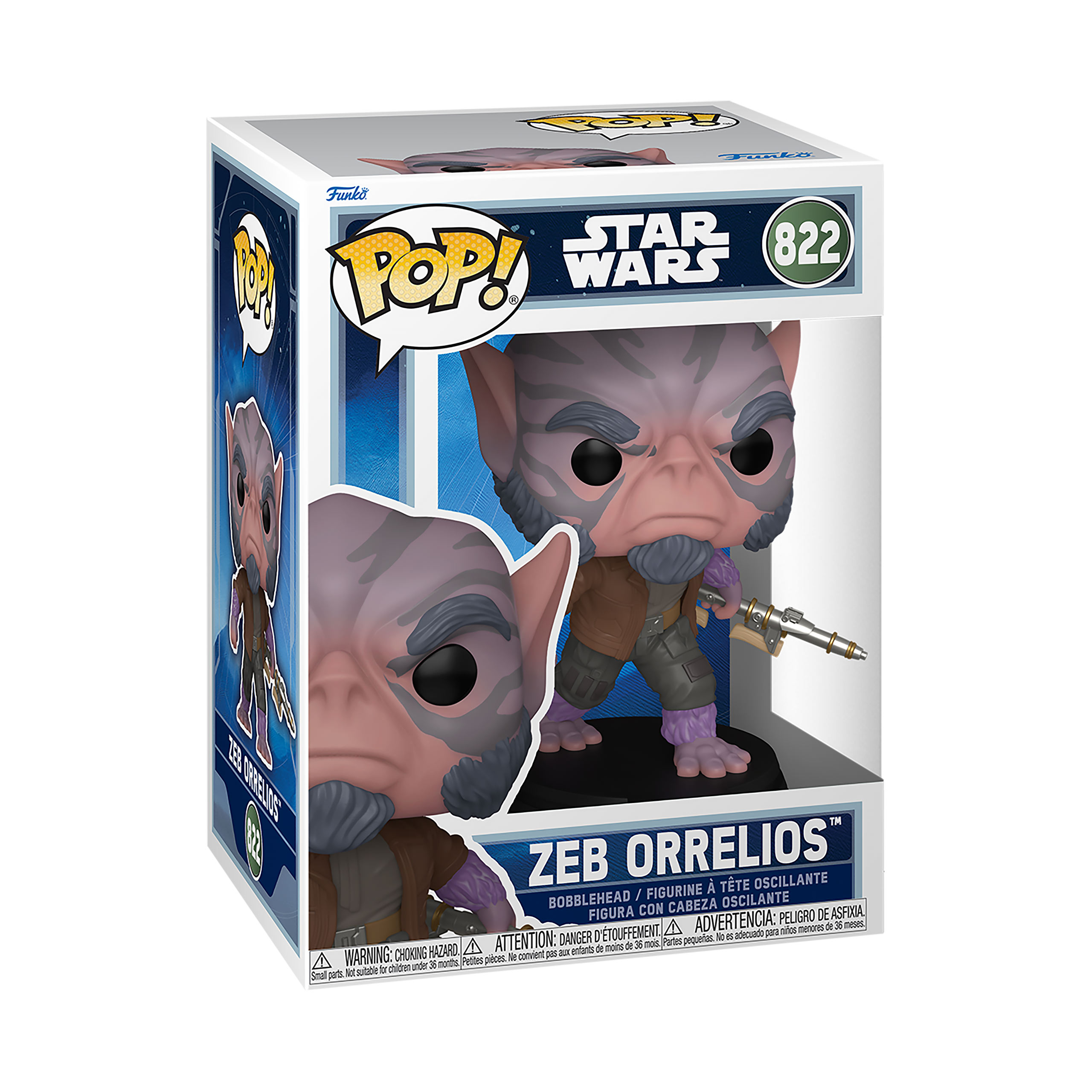 Figura Funko Pop cabezón Zeb Garazeb Orrelios - Star Wars The Mandalorian