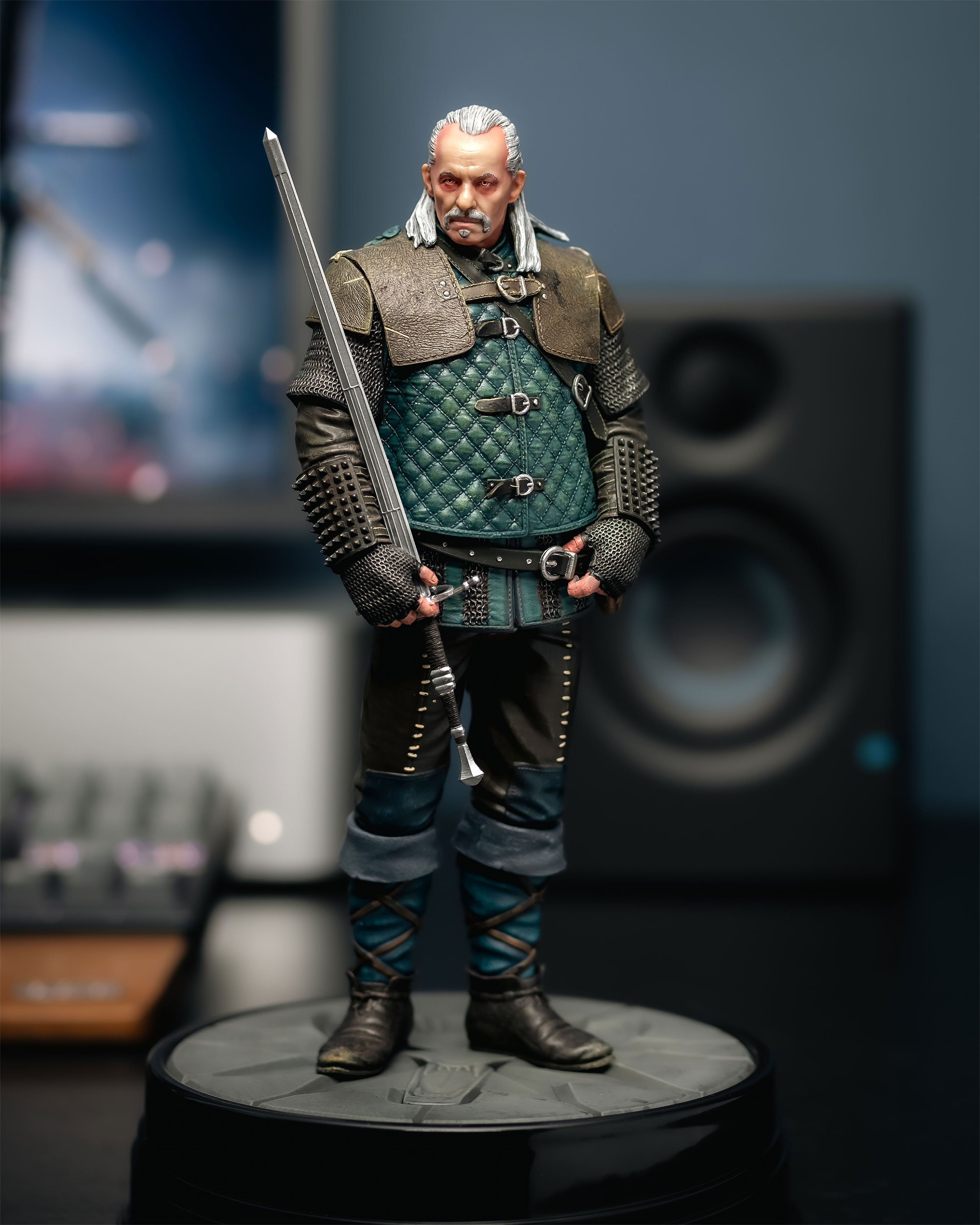 Witcher 3 - Statue de Vesemir