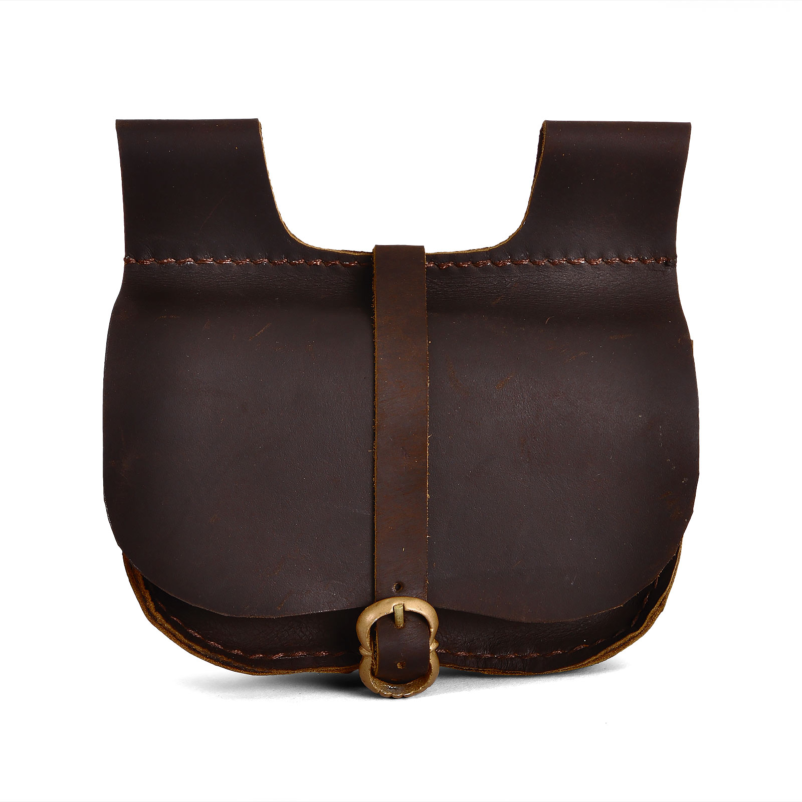 Medieval Leather Belt Bag Udo Brown