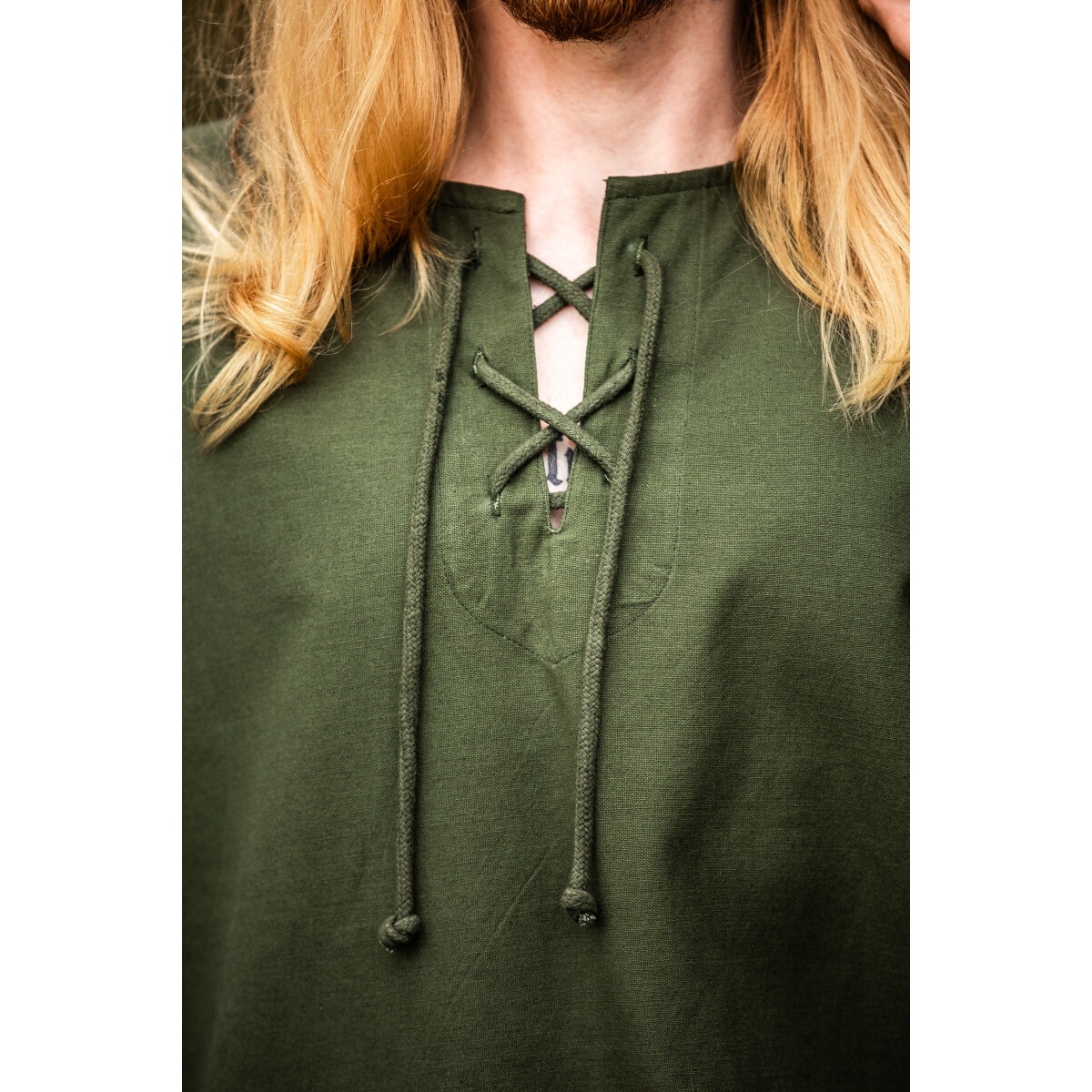 Camisa medieval Otto verde