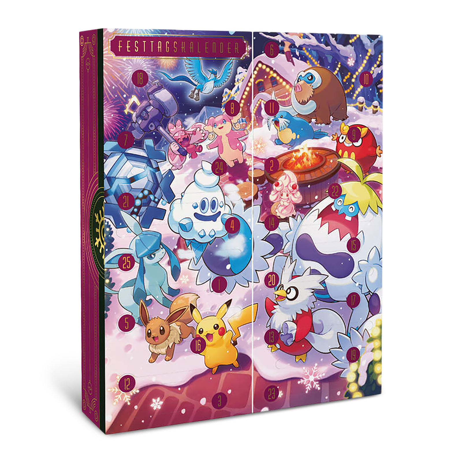 Pokemon - Calendario de Adviento Juego de Cartas Coleccionables 2025