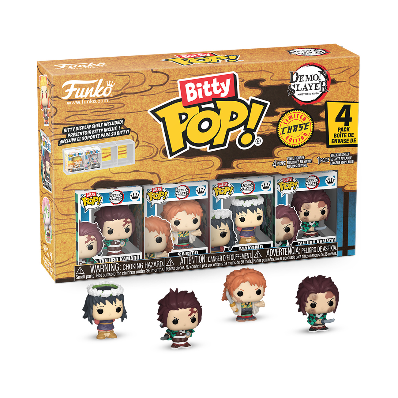 Demon Slayer - Zestaw 4 figurek Funko Bitty Pop Seria 4