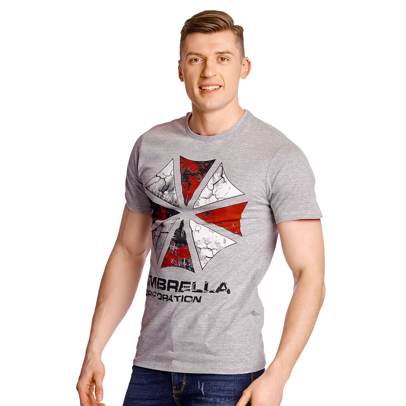 Resident Evil - Umbrella Corporation T-Shirt grijs