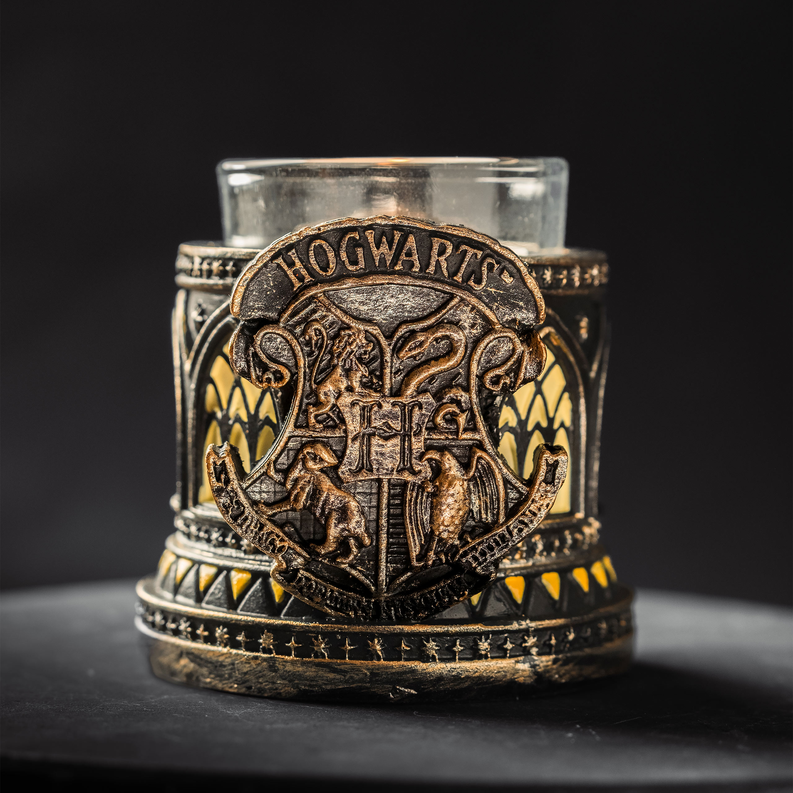 Hufflepuff waxinelichthouder - Harry Potter
