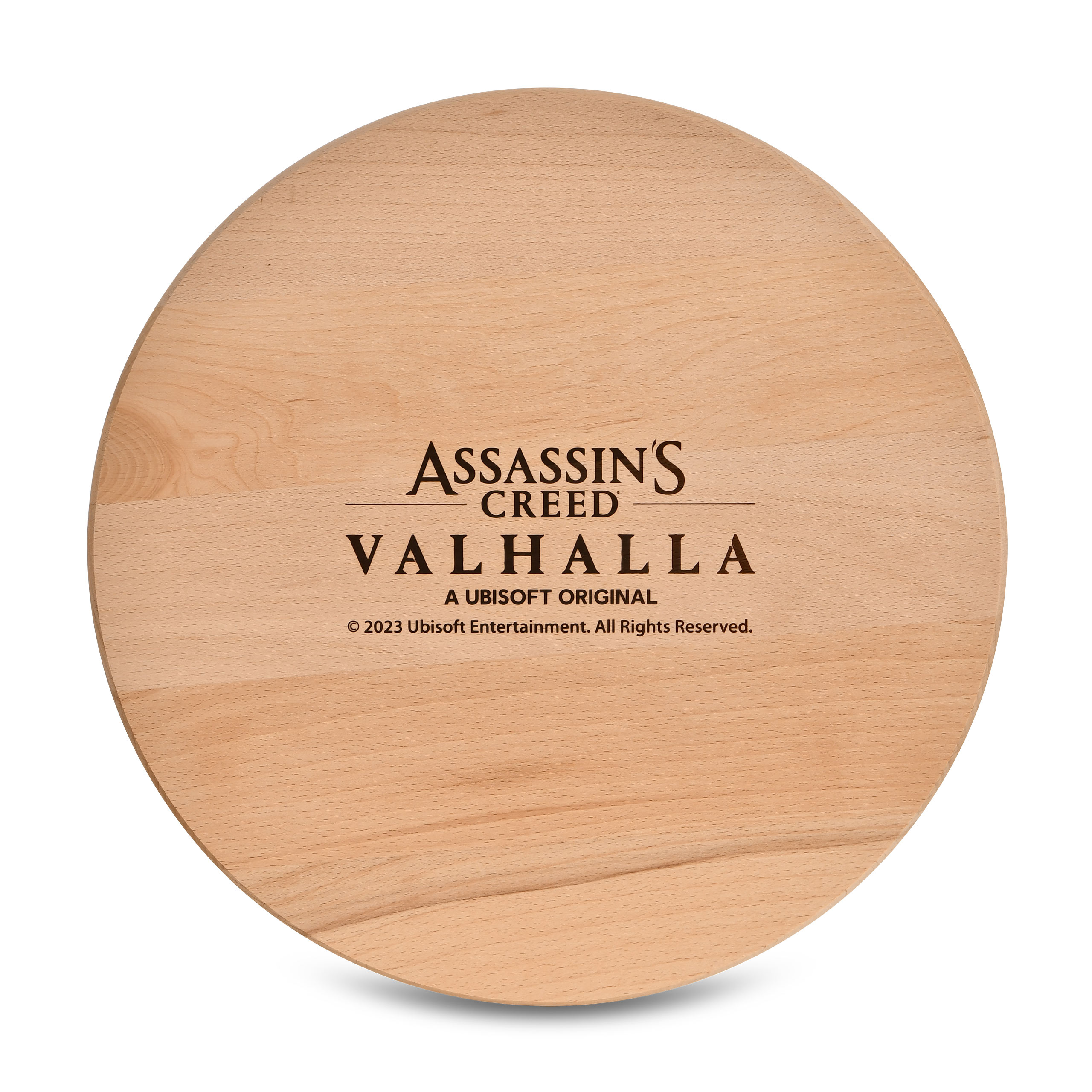 Assassin's Creed - Valhalla logo cutting board beech