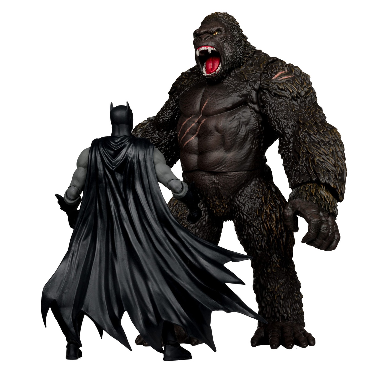 DC Justice League Monsterverse DC Multiverse Lot de 2 figurines articulées Batman & Kong 29 cm