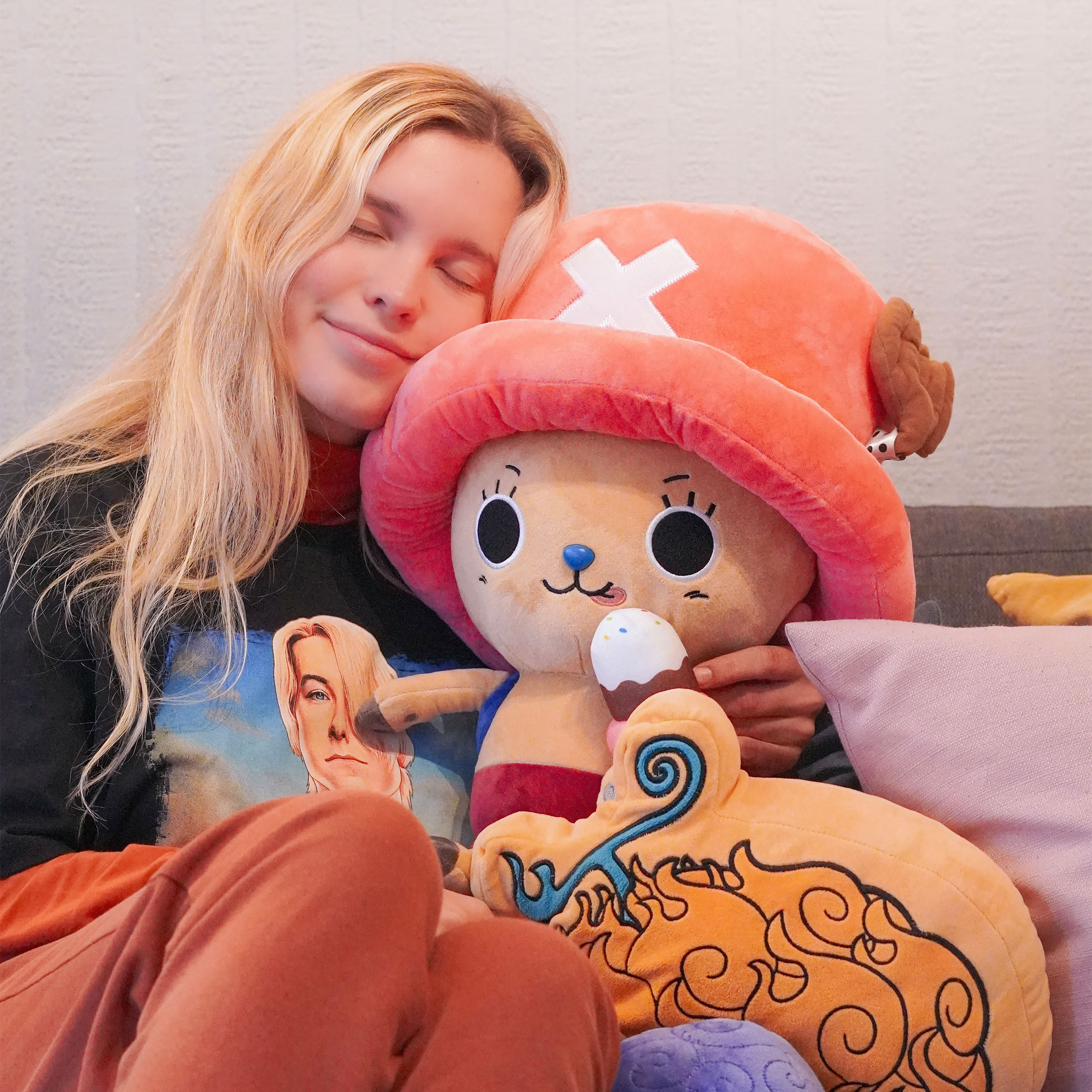 One Piece - Tony Chopper con ghiaccio New World Peluche XL