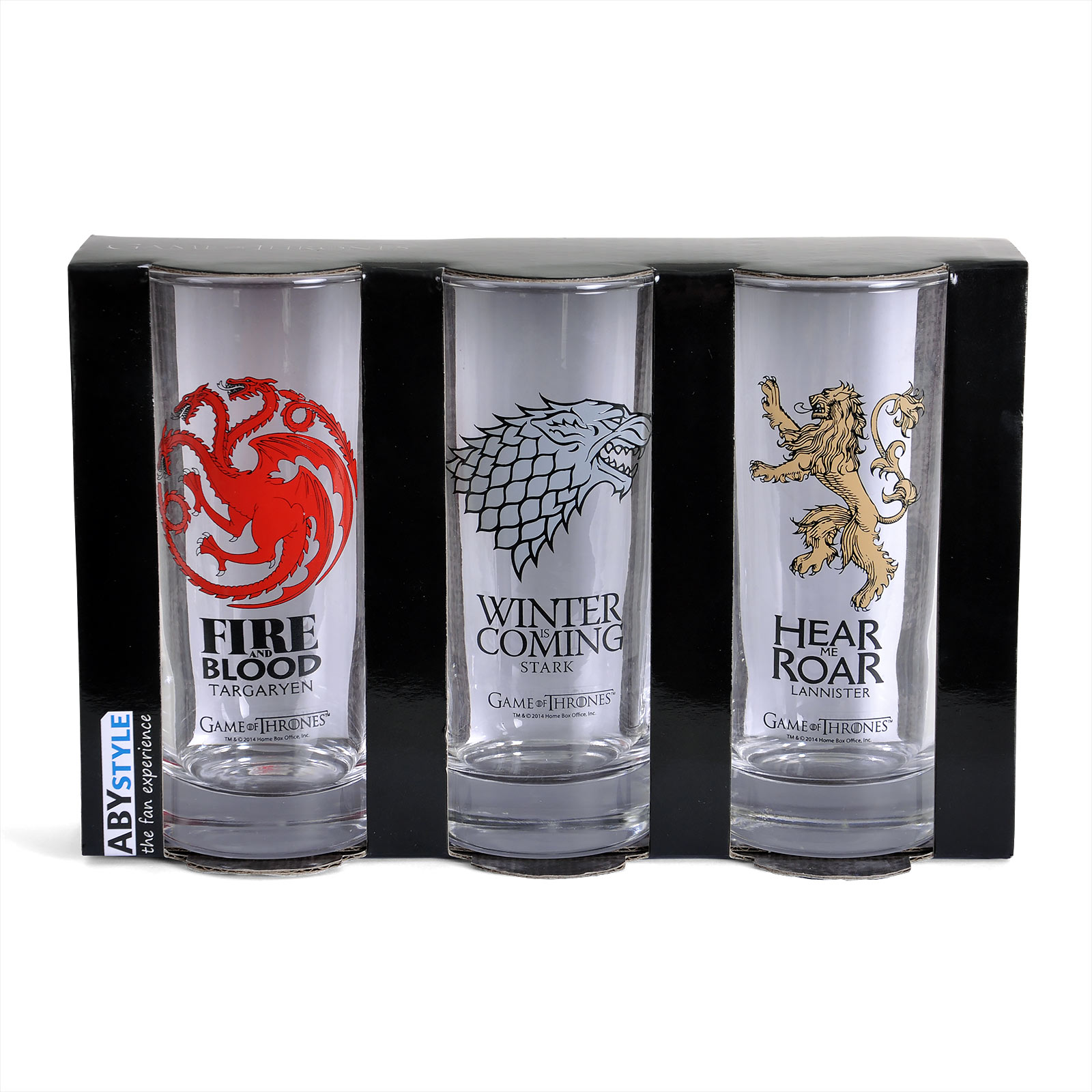 Game of Thrones - Coat of Arms Glass Set