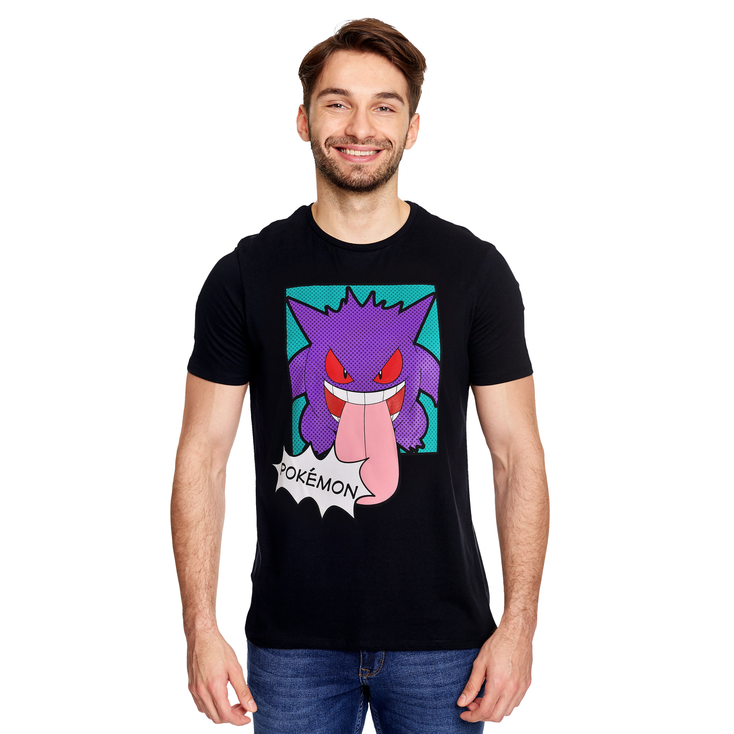 Pokemon - Gengar T-Shirt Zwart