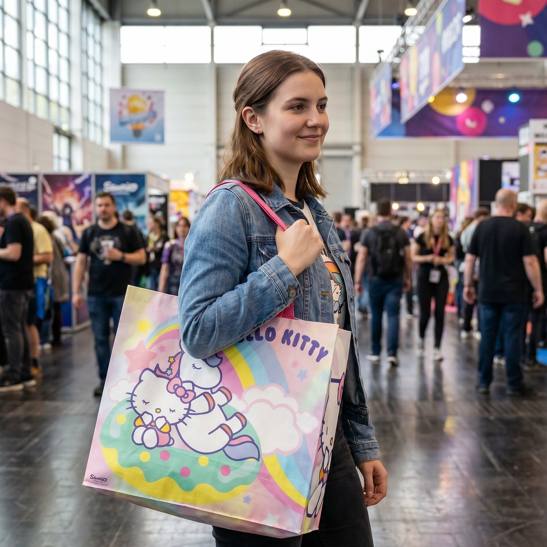 Hello Kitty - Sac cabas Licorne