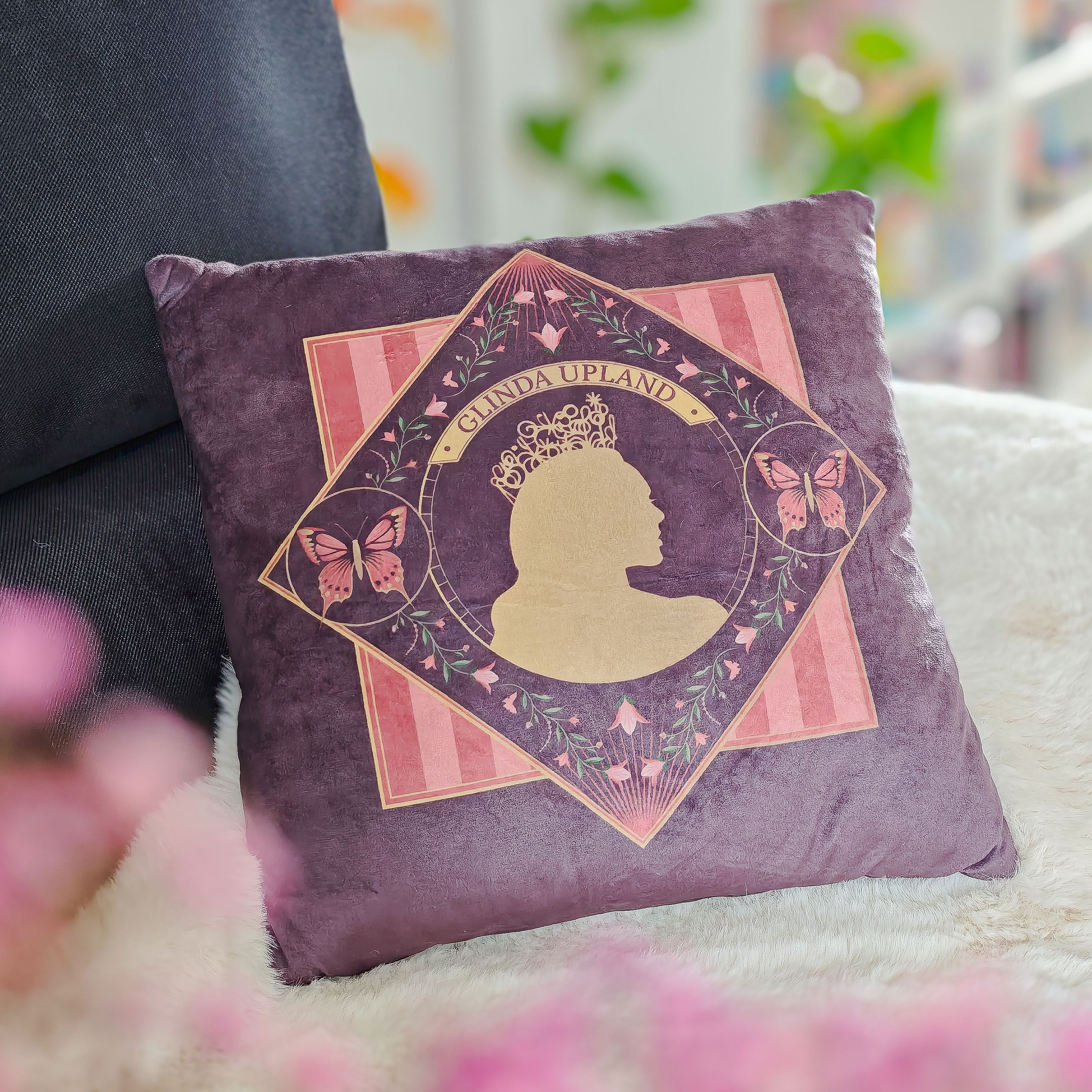 Wicked - Coussin réversible Elphaba et Glinda