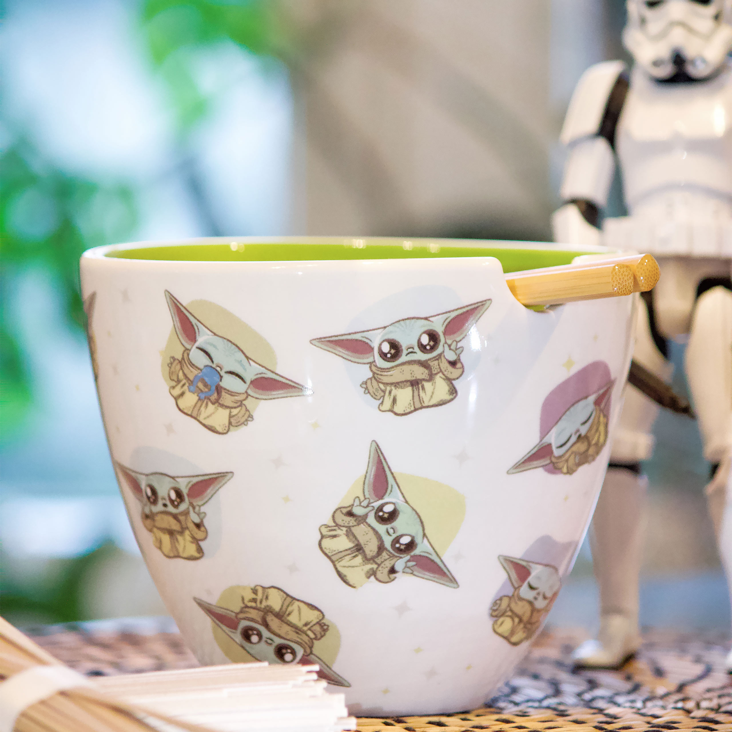 Cuenco de Ramen Grogu con Palillos - Star Wars The Mandalorian