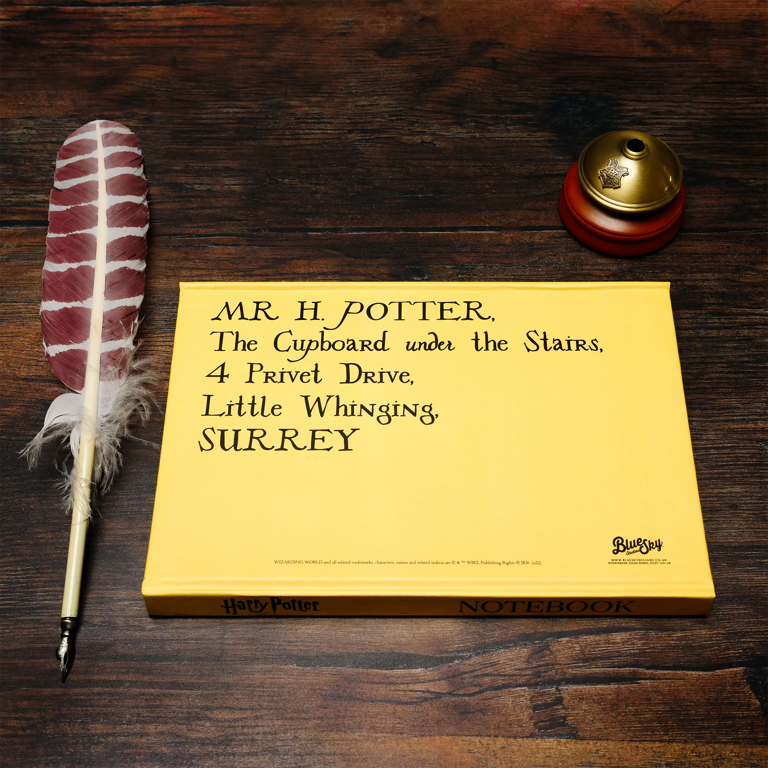 Carnet de notes Lettre de Poudlard avec fermeture magnétique A5 - Harry Potter