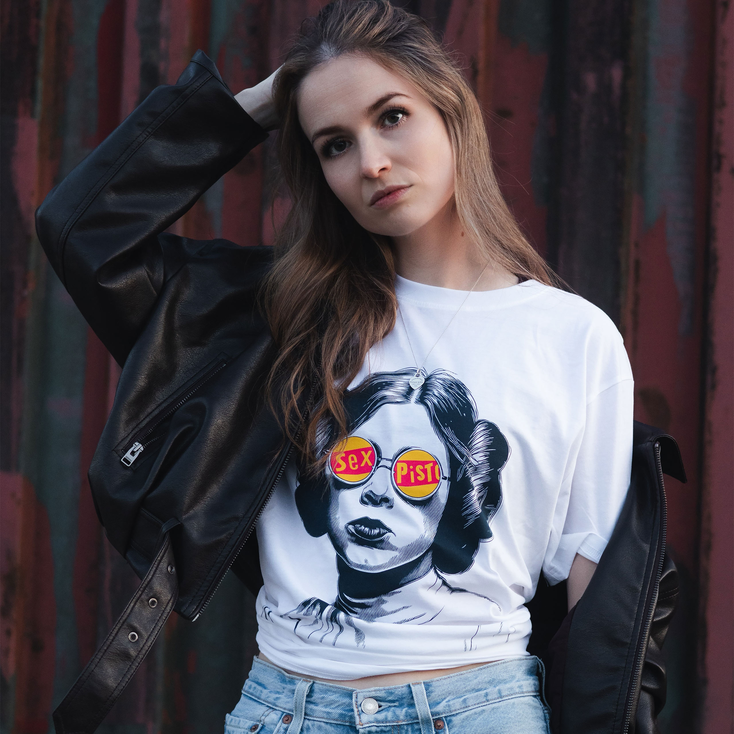 Camiseta Sex Bomb para fans de Star Wars blanca