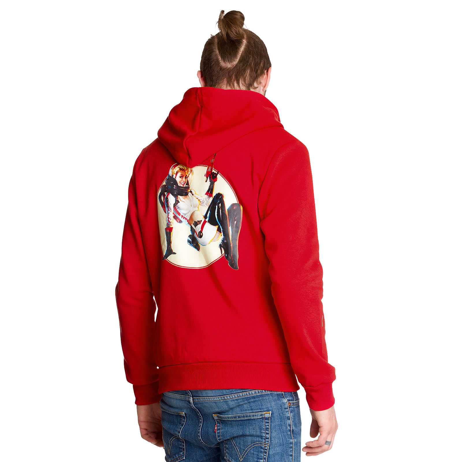 Fallout - Nuka Cola Pin-up Hoodie rood