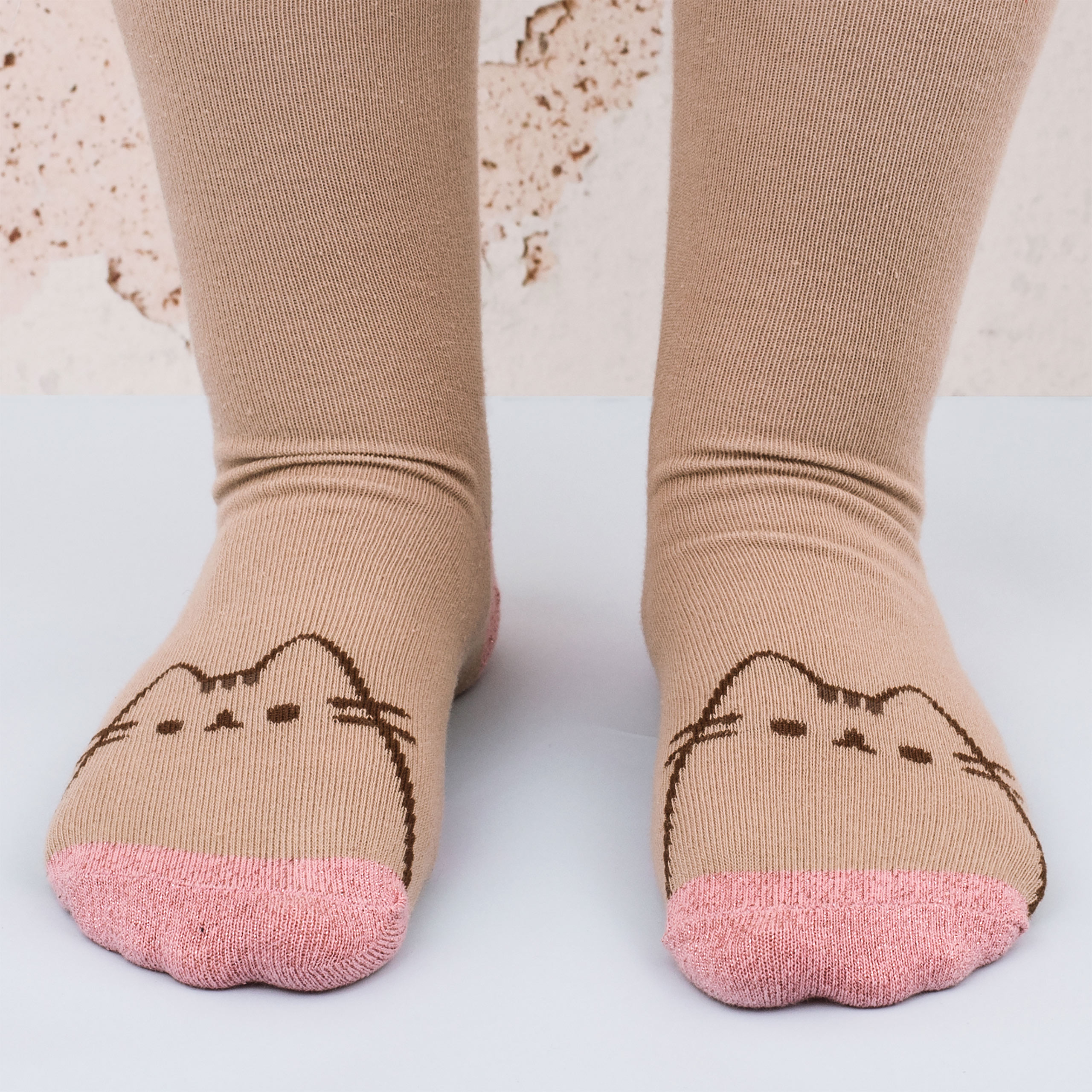 Pusheen - Roze Poot Sokken en Beker