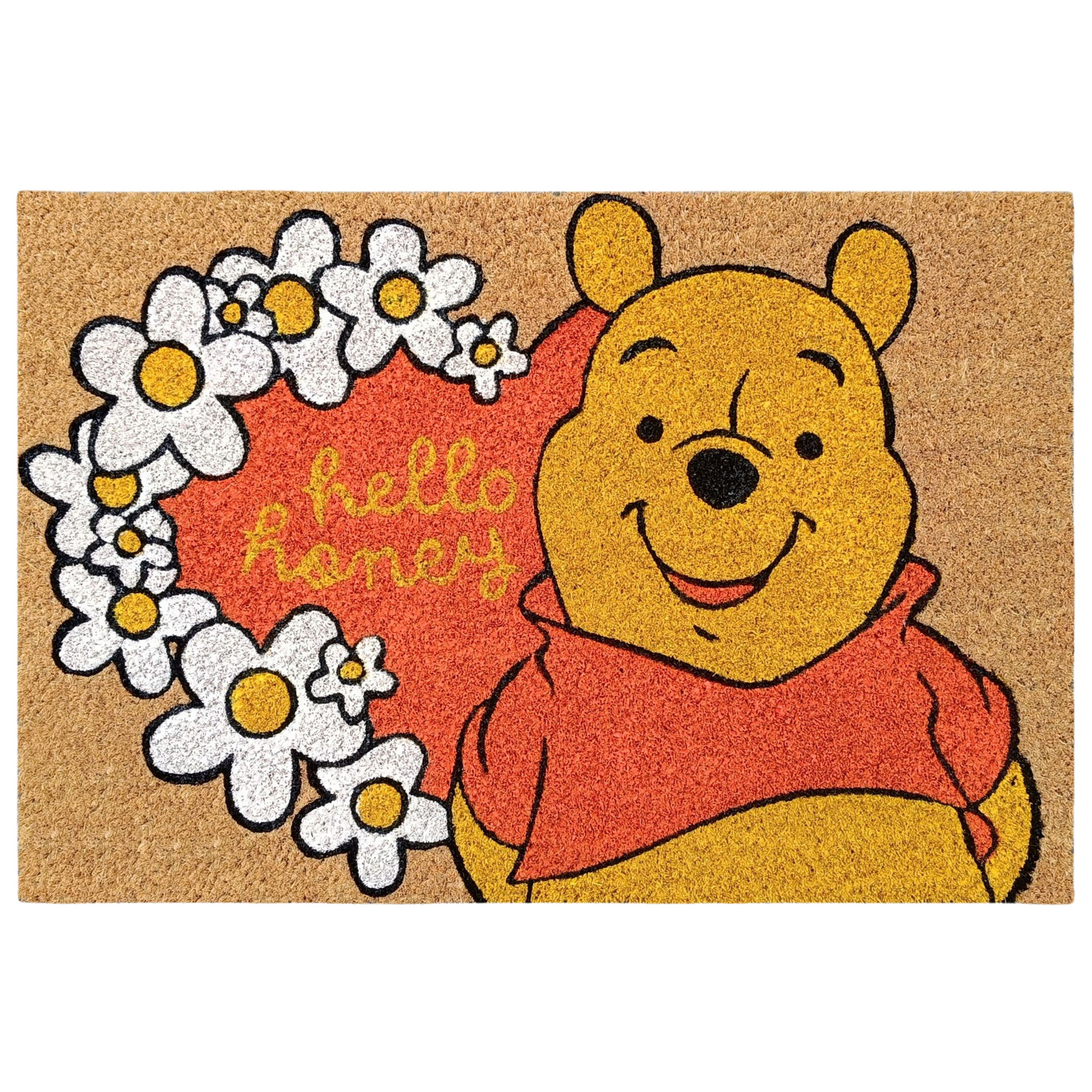 Winnie l’Ourson - Tapis de porte Hello Honey