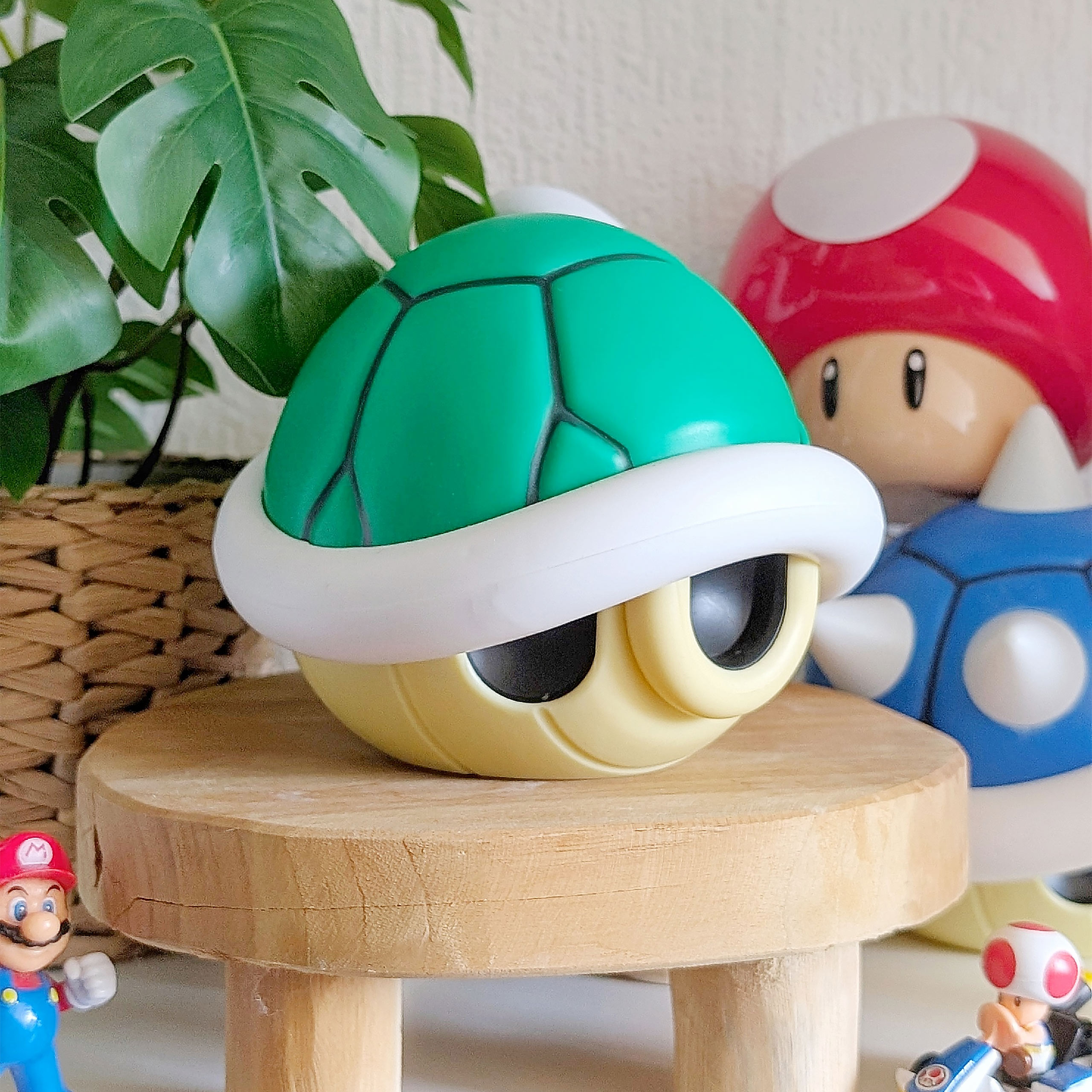 Super Mario - Grüner Panzer Tischlampe mit Sound