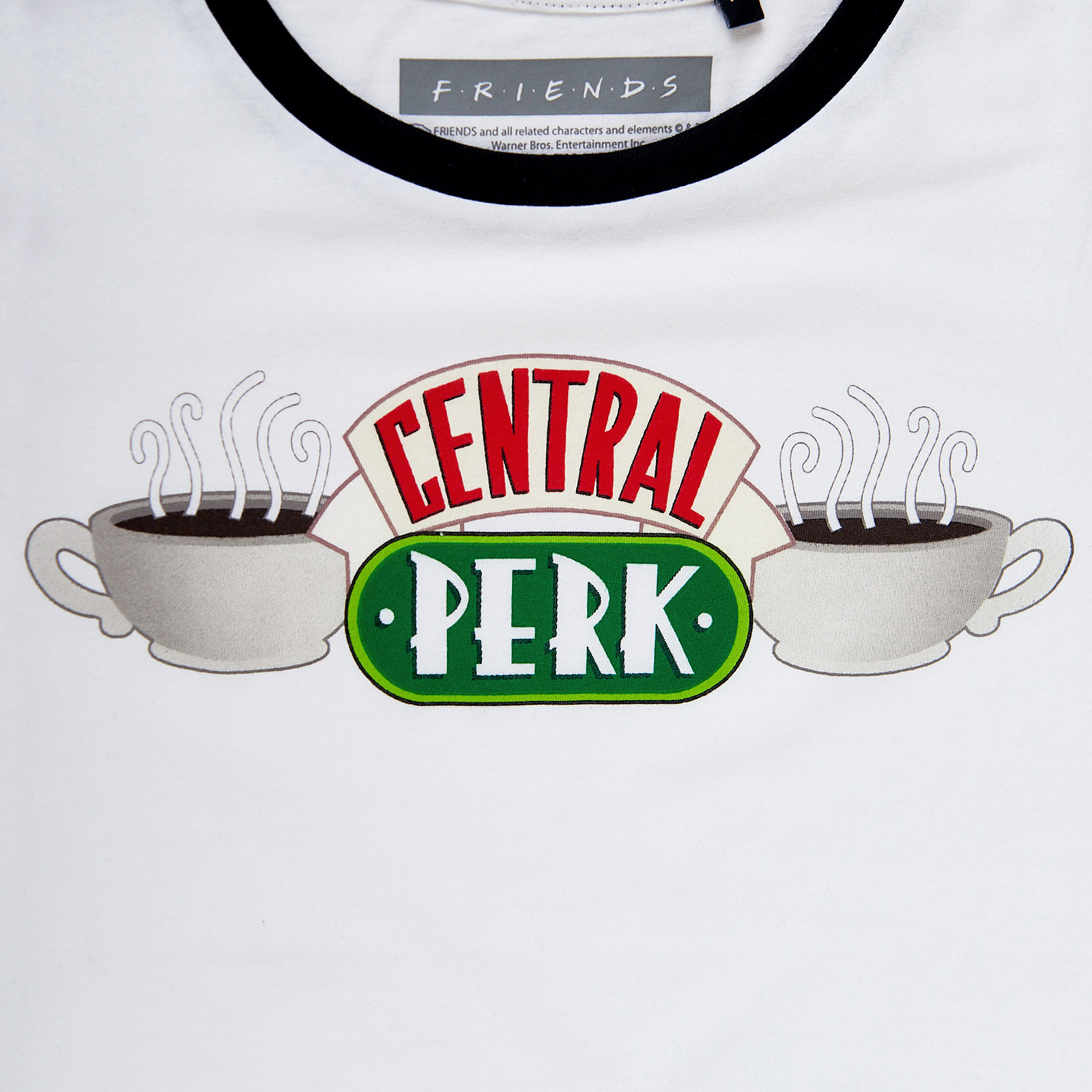 Friends - T-shirt Central Perk pour femmes blanc