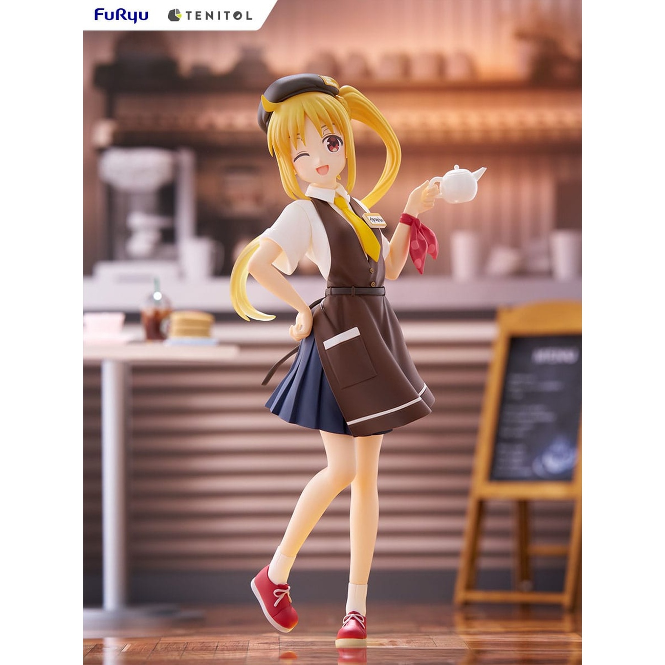 Bocchi the Rock! Statua in PVC Tenitol Nijika Ijichi Café Style Ver. 20 cm