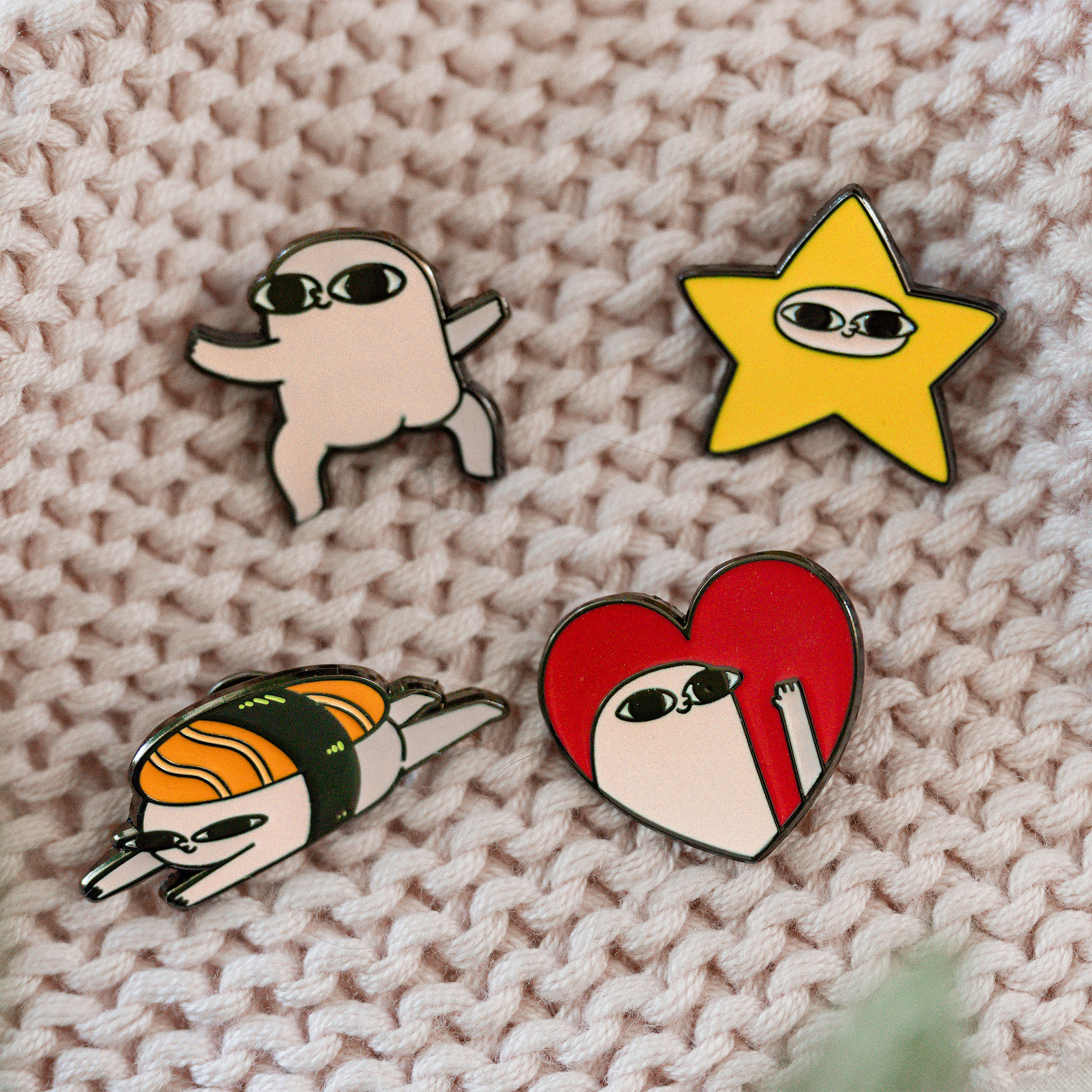 Ketnipz - Pin 4er Set
