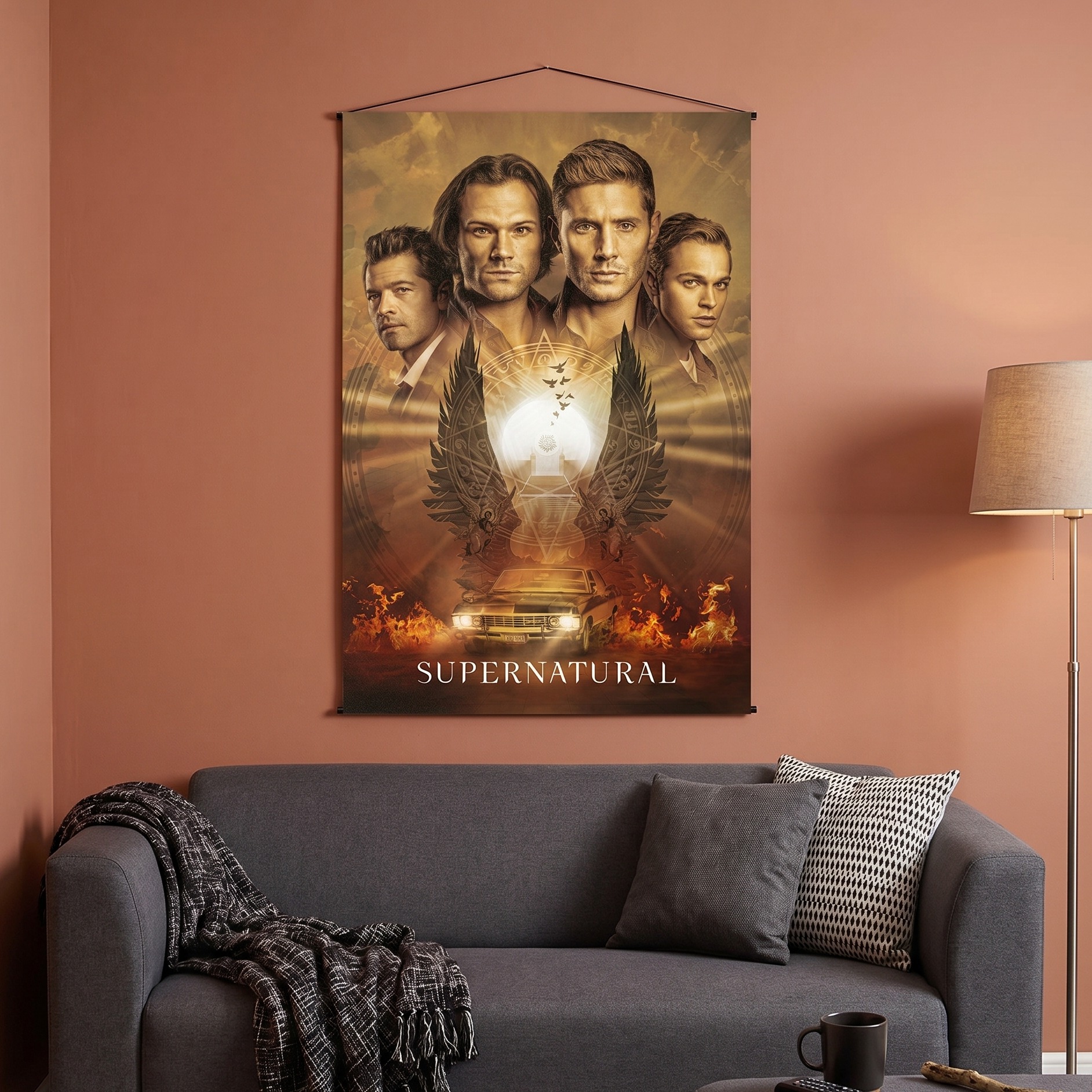 Supernatural - Cast Wall Scroll