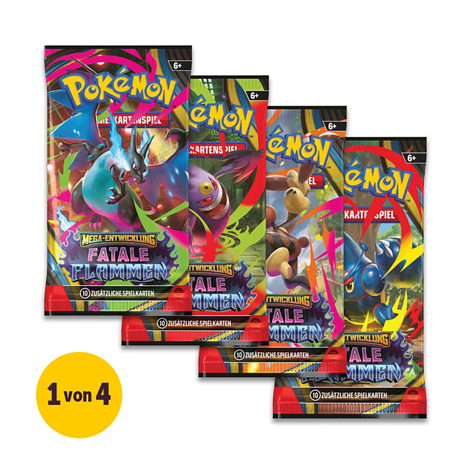 Pokémon – Boosterpaket för samlarkort Mega-utveckling Dödliga Lågor