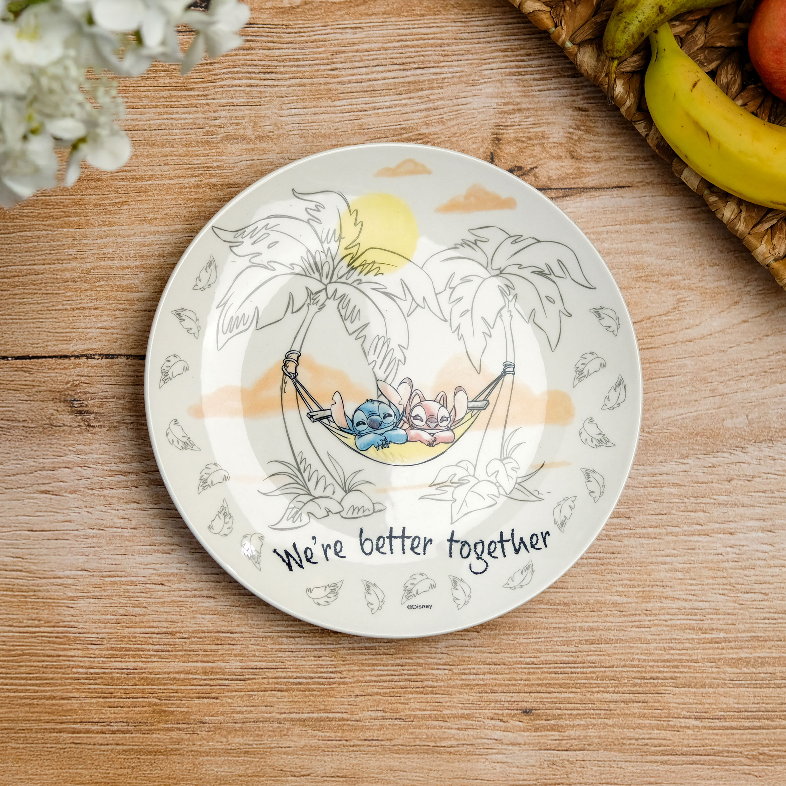 Stitch Ohana Plate Set - Lilo & Stitch