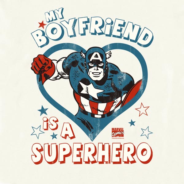 Marvel - My Boyfriend is a Superhero T-Shirt