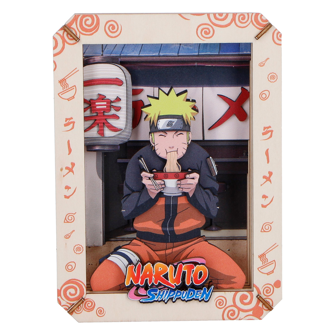 Naruto - Ramen Wooden Theatre 3D Bilderrahmen