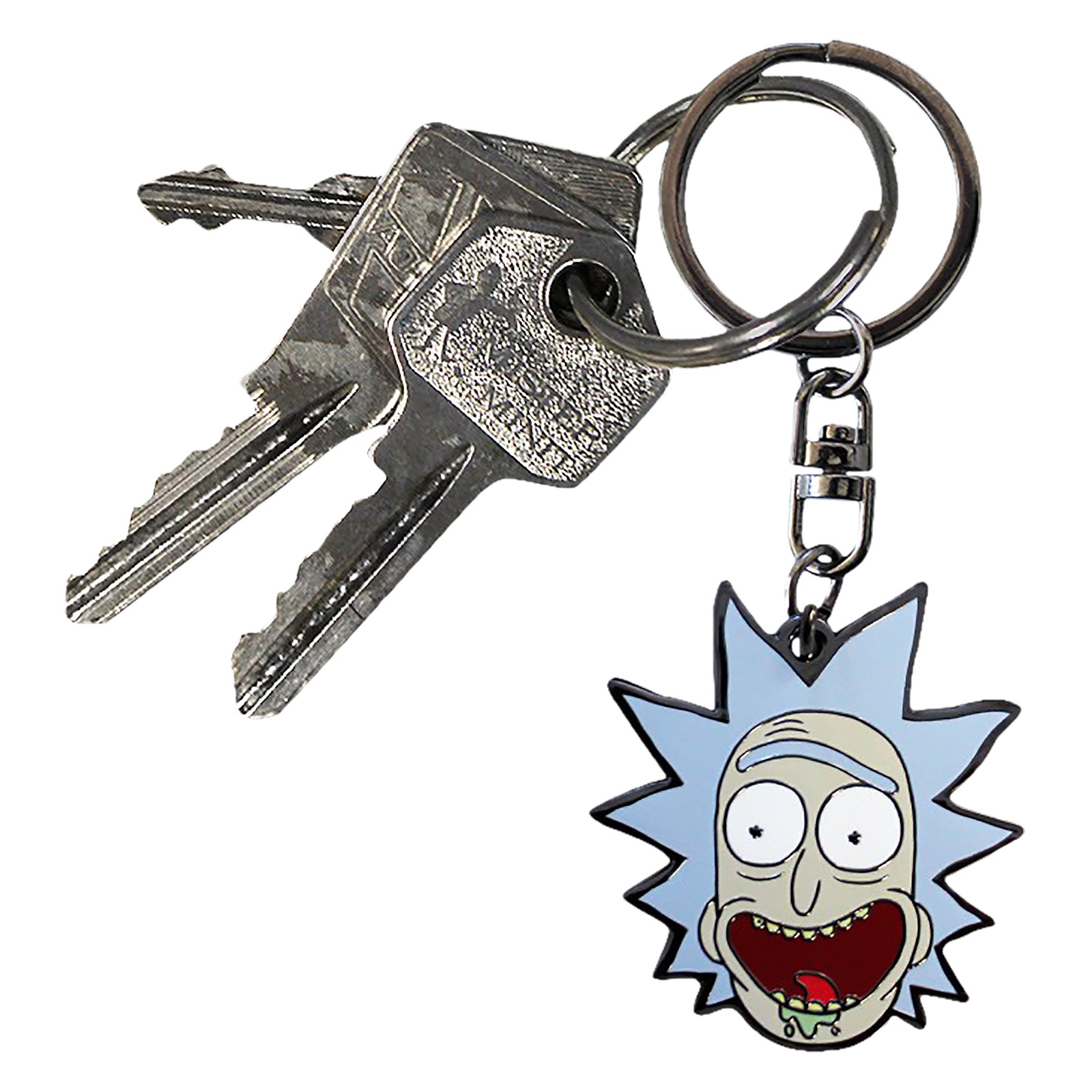 Rick and Morty - Rick Face Keychain