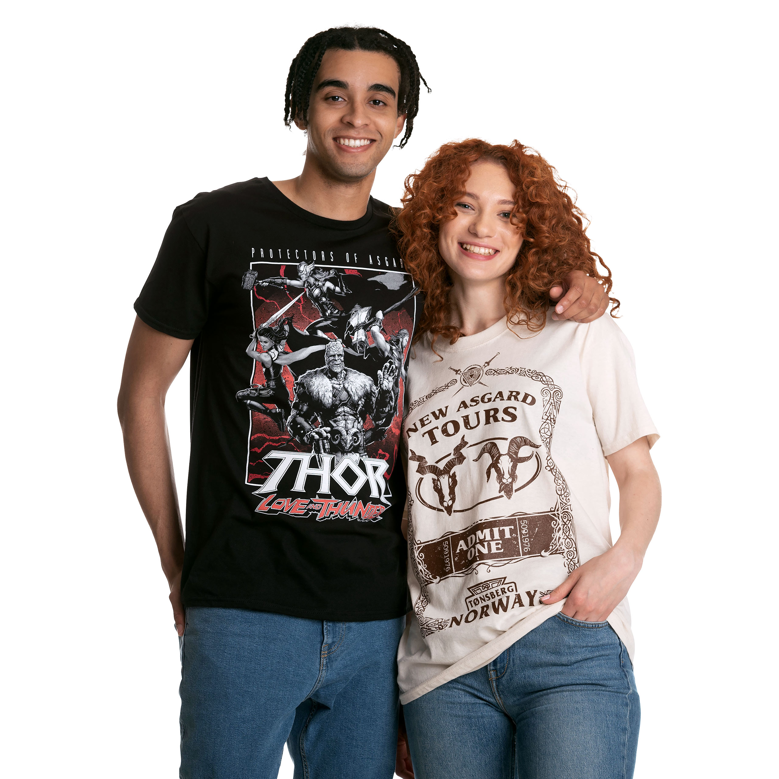 Thor Love & Thunder - Protectors of Asgard T-Shirt schwarz