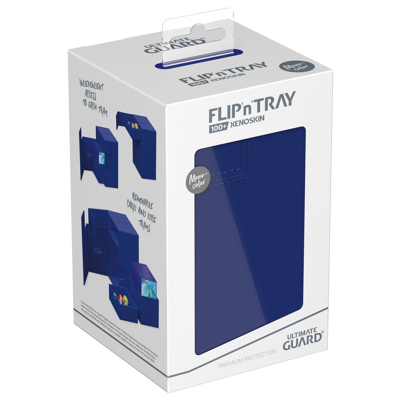 Ultimate Guard Flip'n'Tray 100+ Xenoskin - Blå