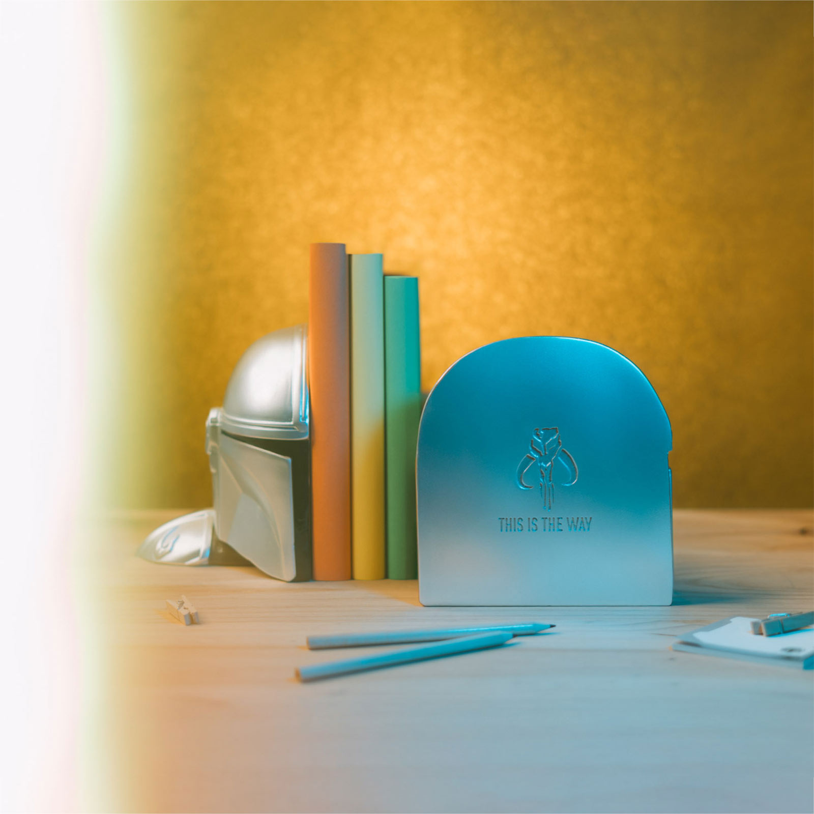 Fermalibri Grogu e Mandaloriano - Star Wars The Mandalorian