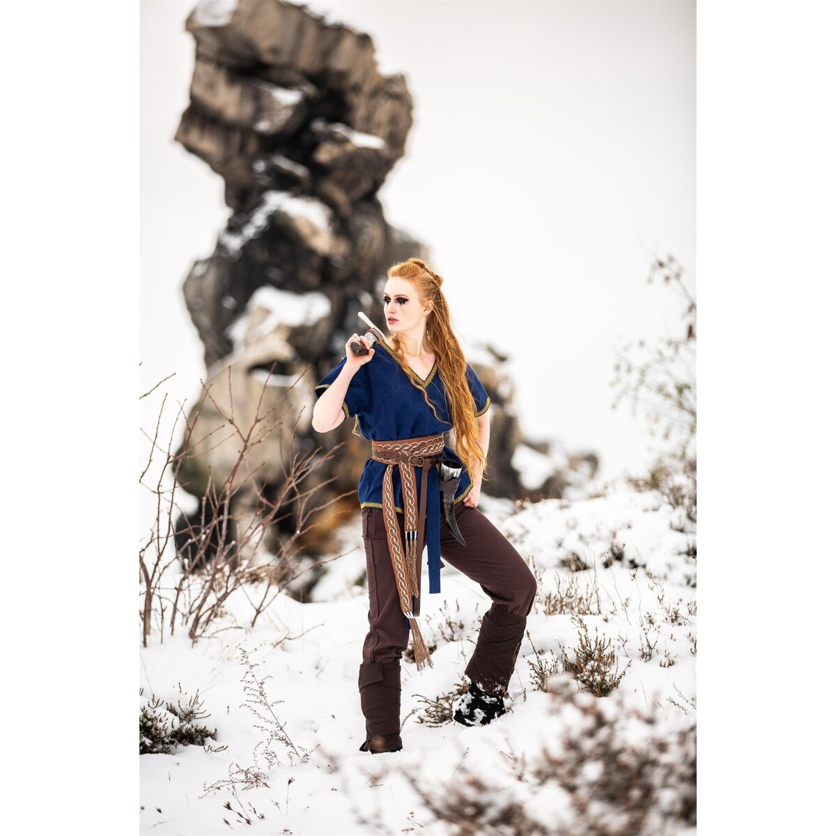 Medieval Viking Tunic Matilda blue