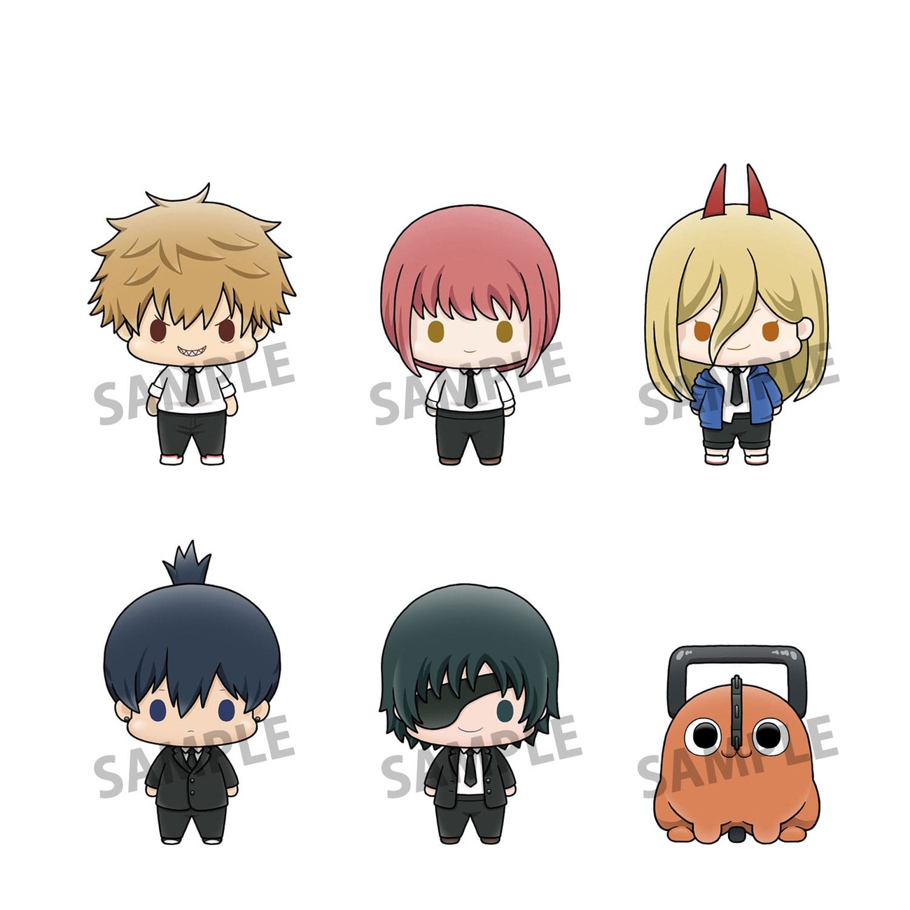 Chainsaw Man Chokorin Mascot Series Figuras Coleccionables Pack de 6 5 cm