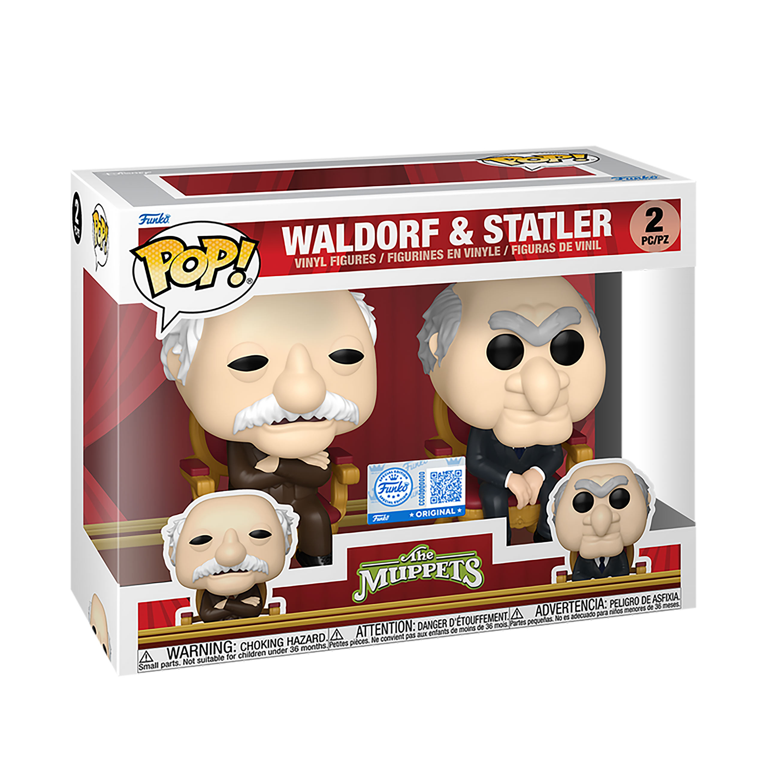 The Muppets - Waldorf & Statler Funko Pop! Figures