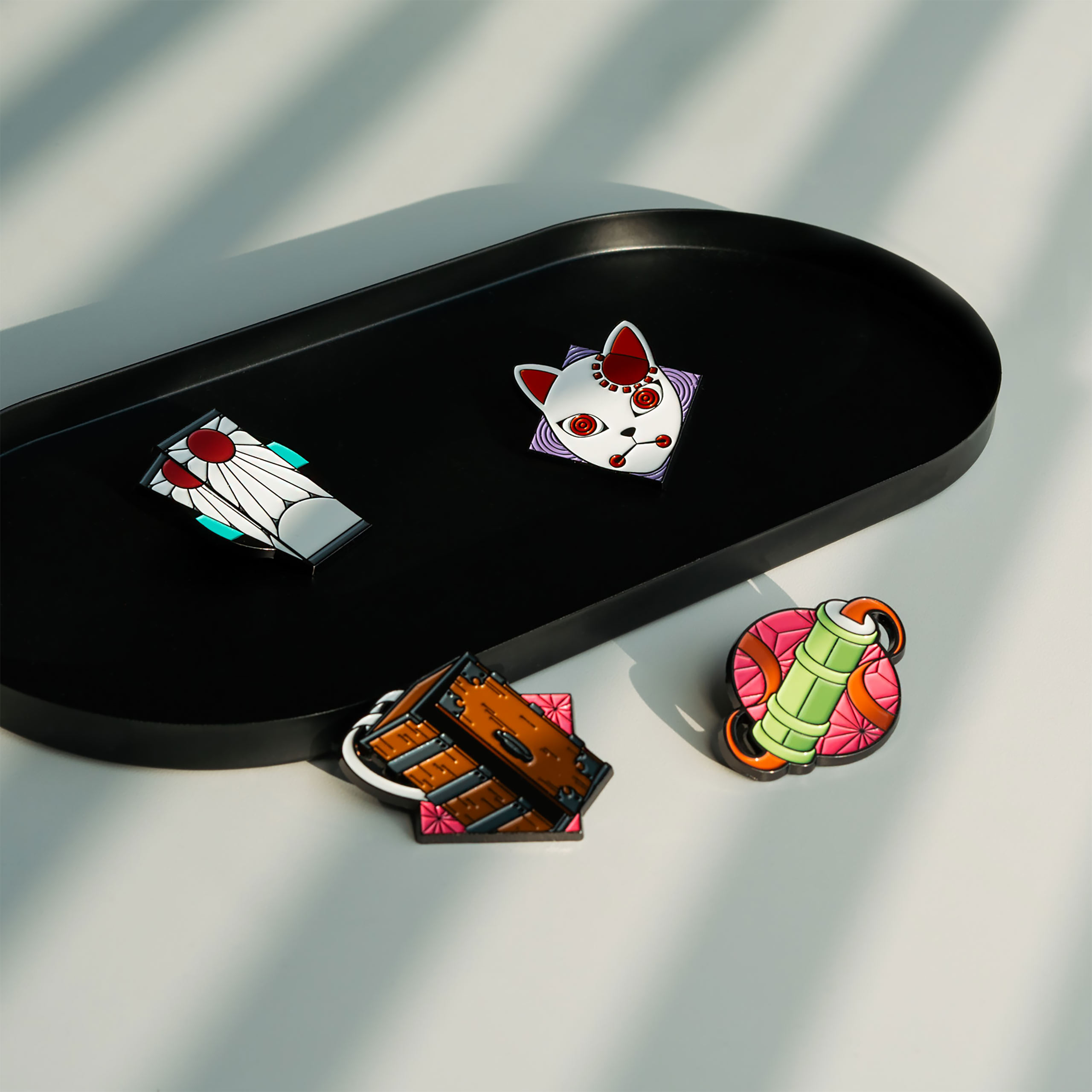 Demon Slayer - Symbol Pin 4er Set
