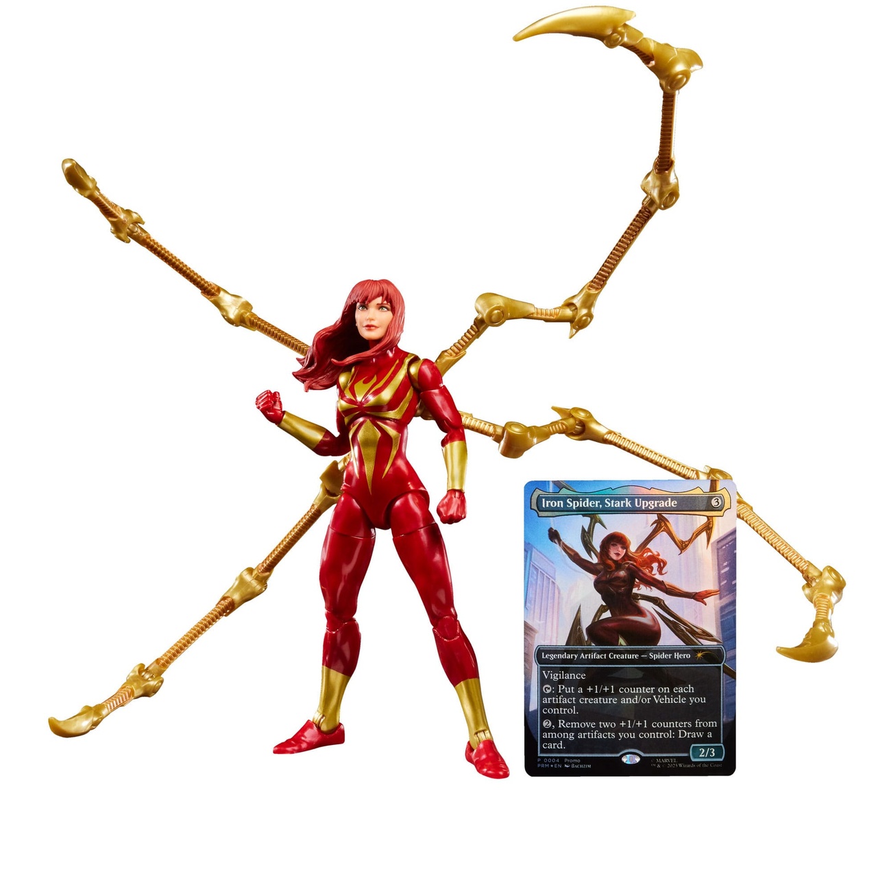 Marvel Legends Magic: The Gathering Action Figure Mary Jane Watson (Iron Spider) (plus exclusive foil card) 15 cm