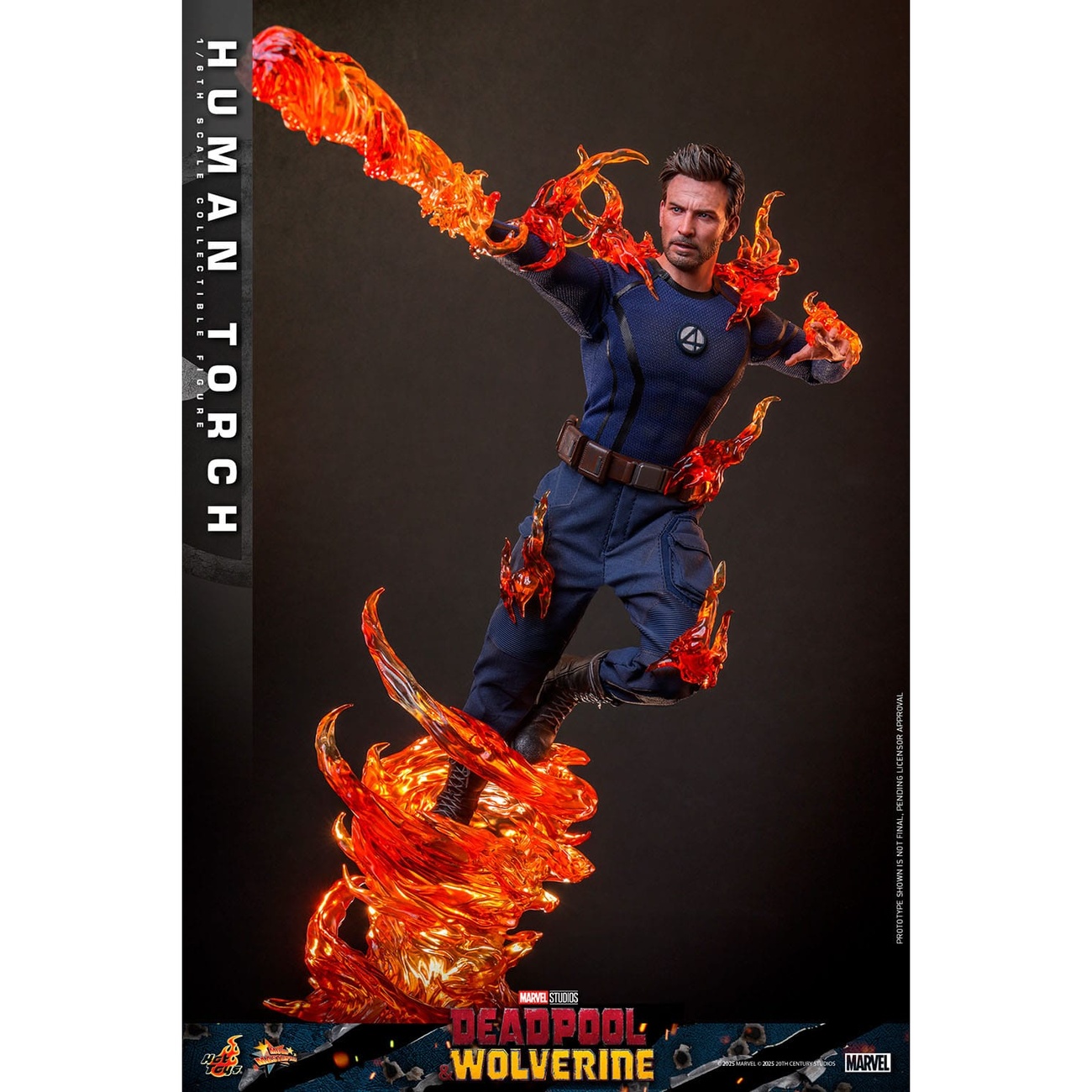 Deadpool & Wolverine - Human Torch Masterpiece 1:6 actionfigur