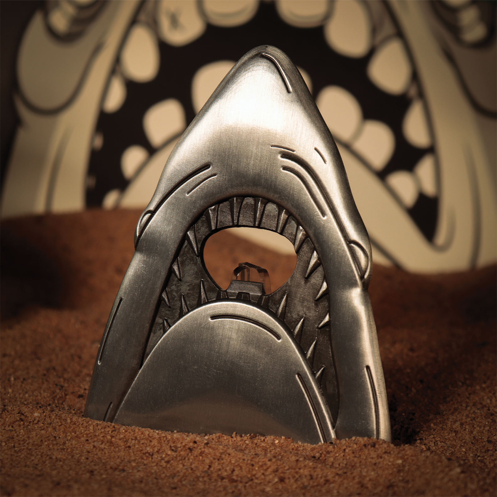 Der weiße Hai - Jaws Shark Flaschenöffner