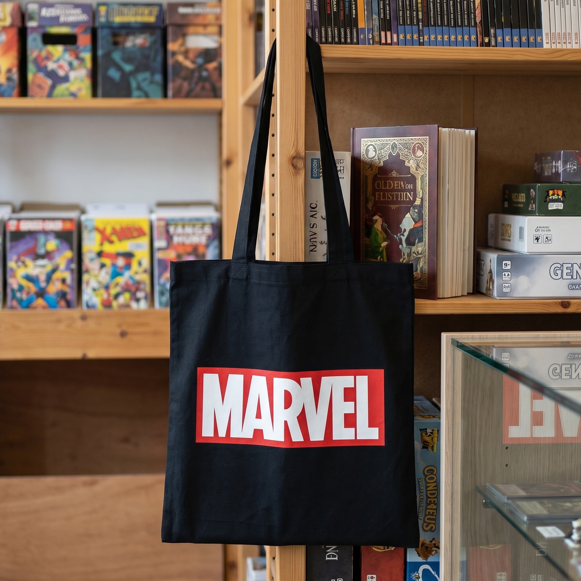 Marvel - Bolso de yute con logo