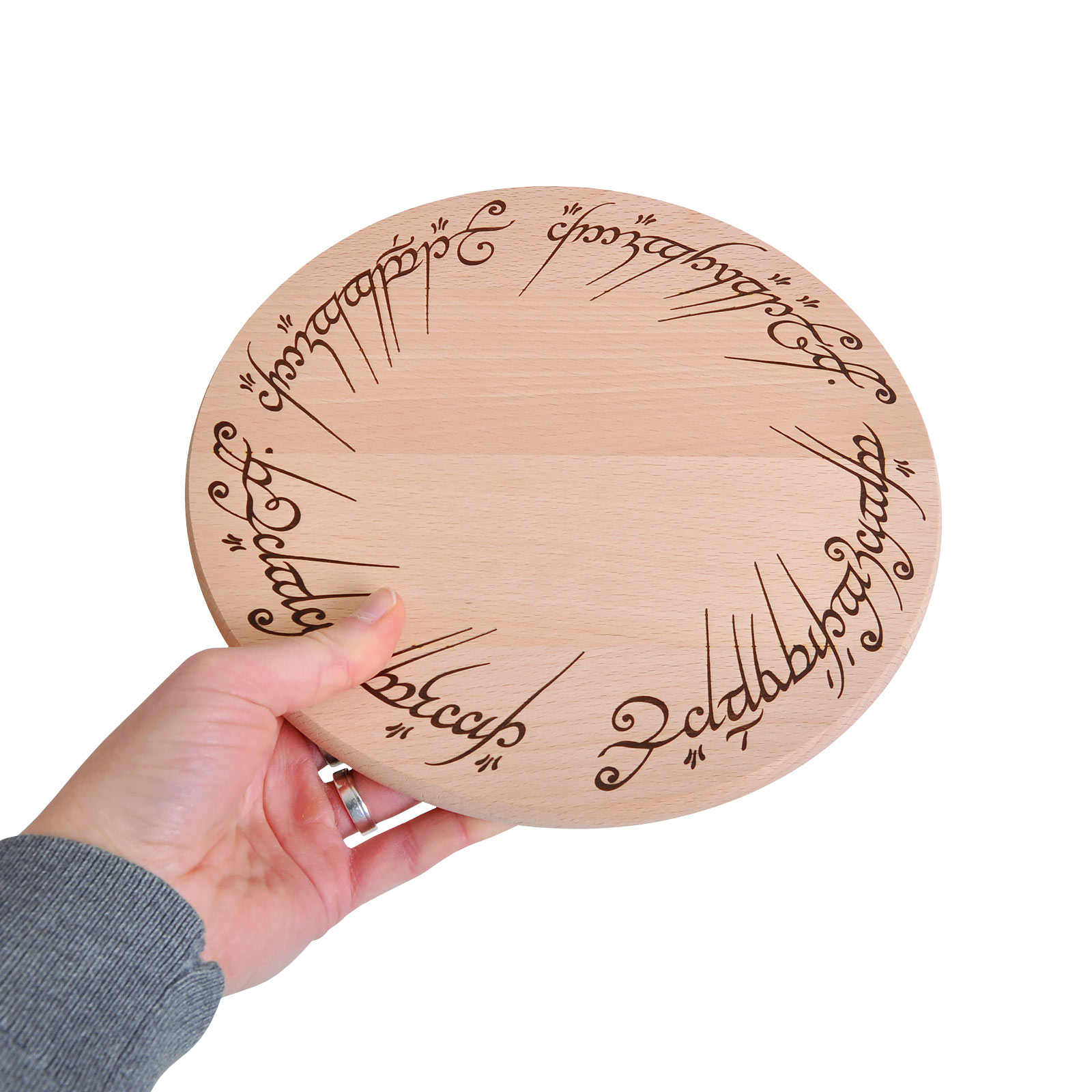 Lord of the Rings - The One Ring cutting board beech