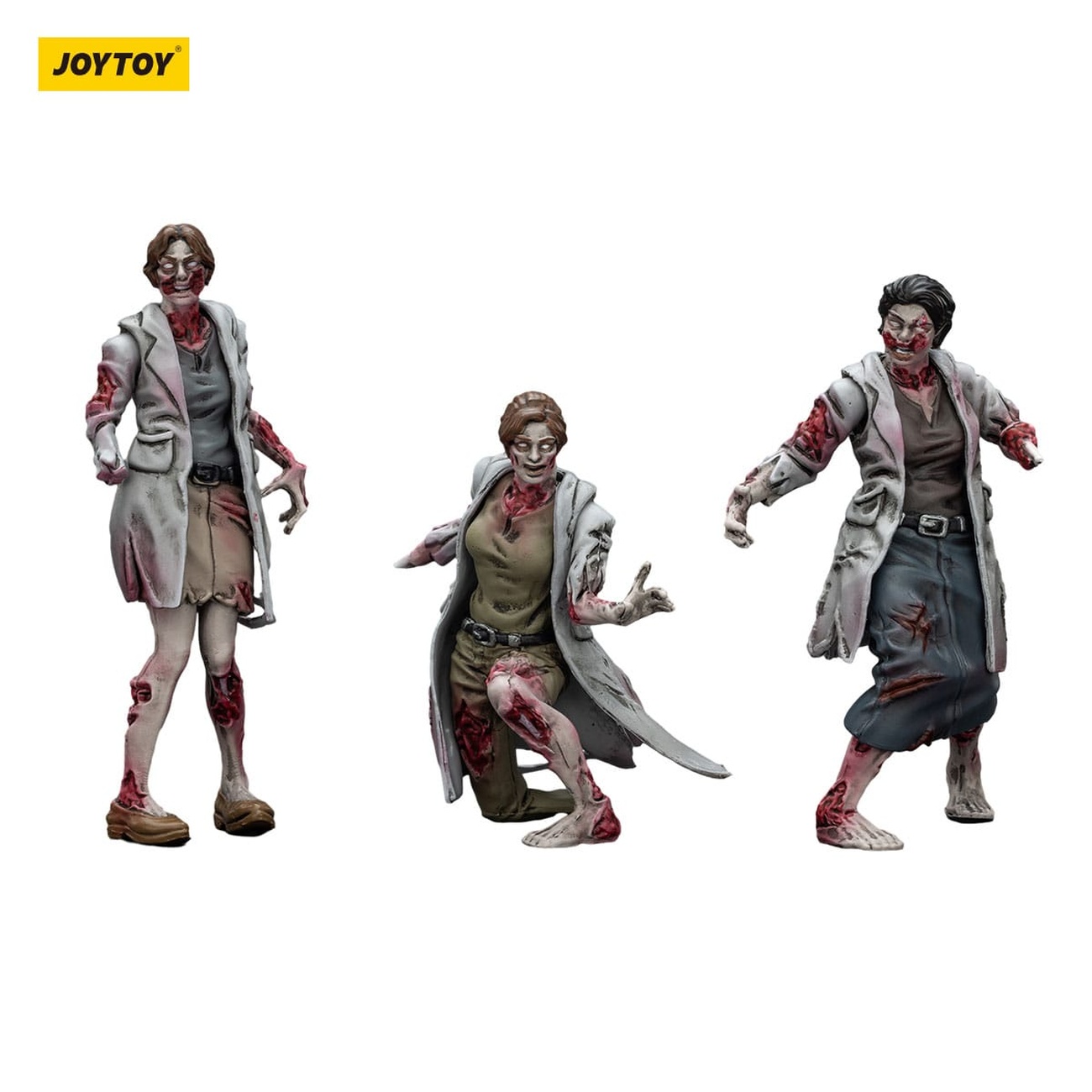 Zombie Dark Source actionfigurer 3-pack Medics 8 cm